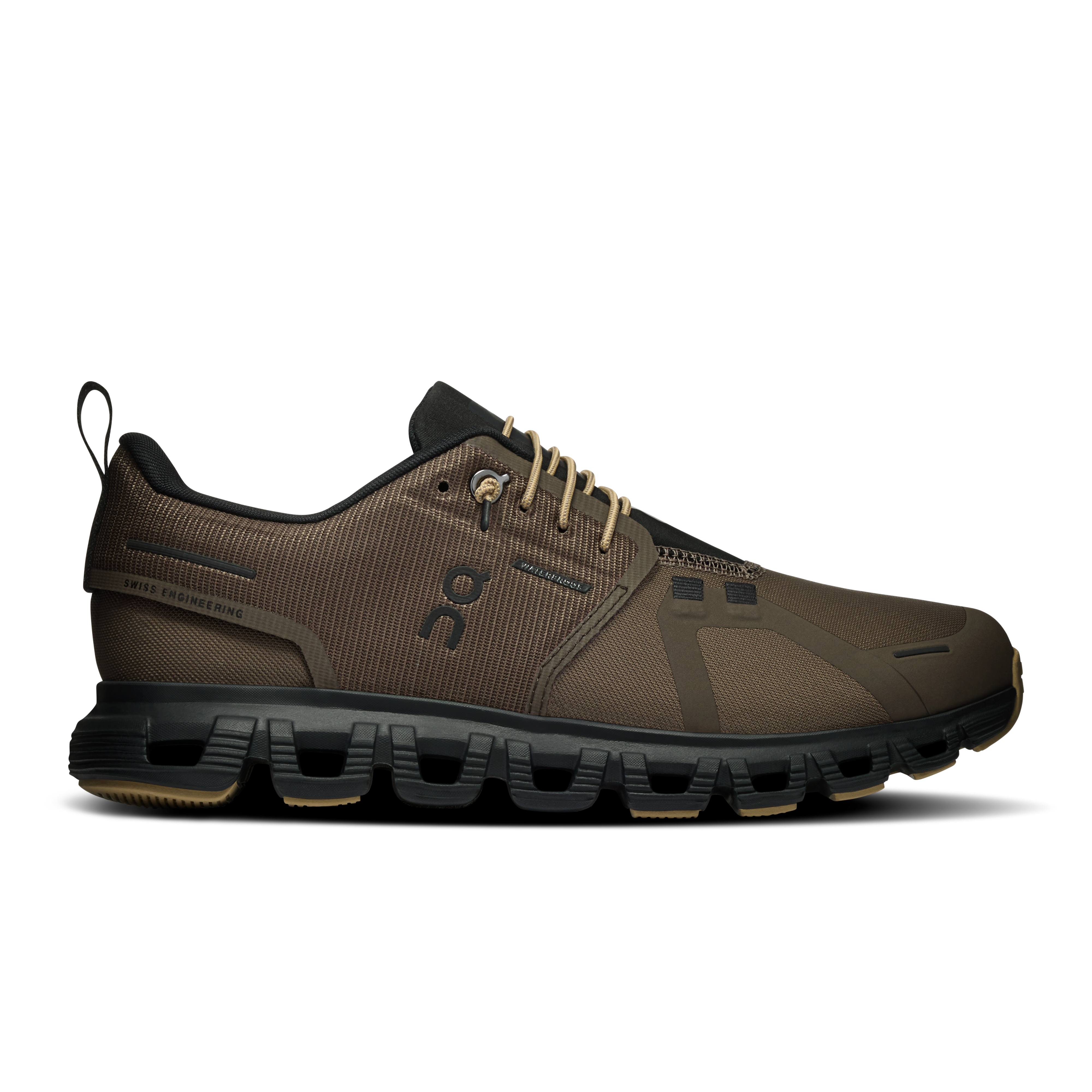 On Cloud 6 Waterproof Brown Black Women Women – All-day wear Shoes