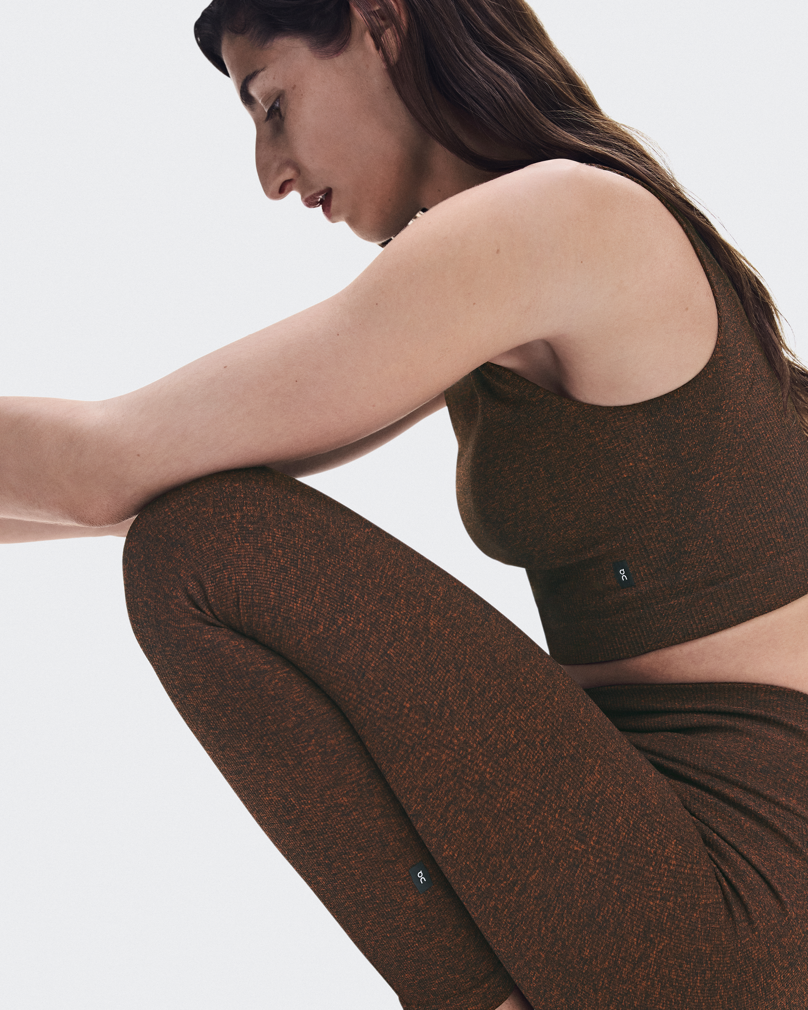 Women's Studio Knit Leggings | Brown | On Israel