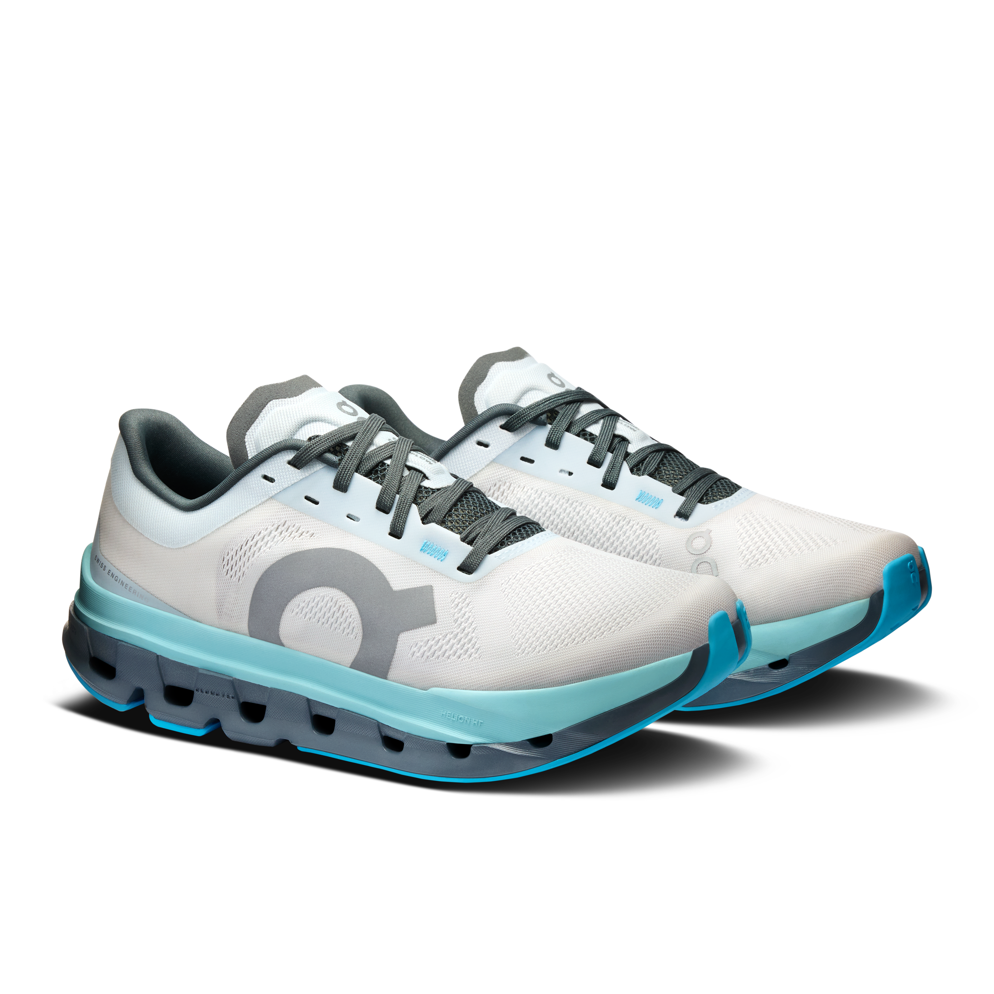 On Cloudflow 5 Arctic & Stone Damen Strassenlauf Schuhe