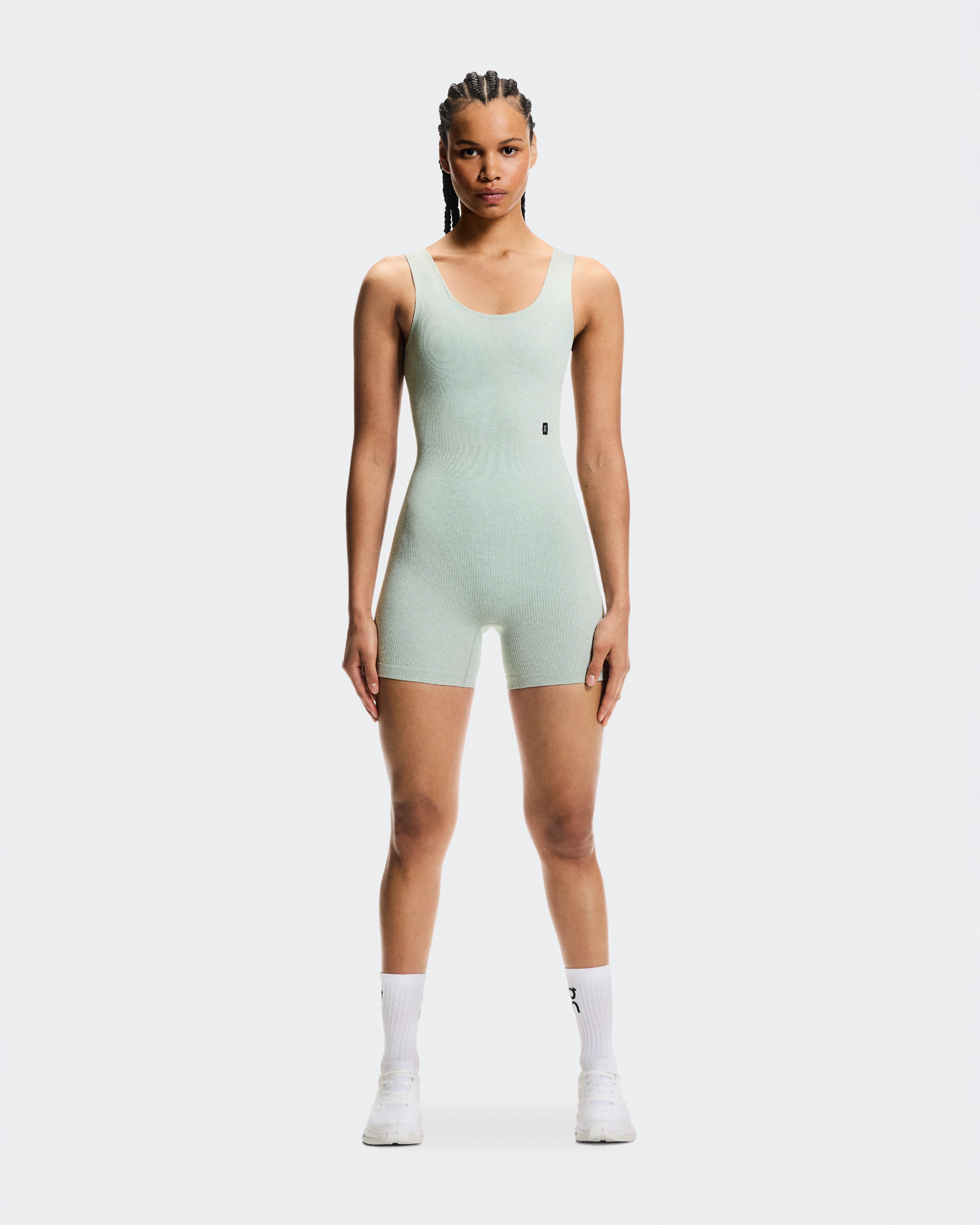 On Studio Knit Bodysuit Mineral Heather Women Bodysuits