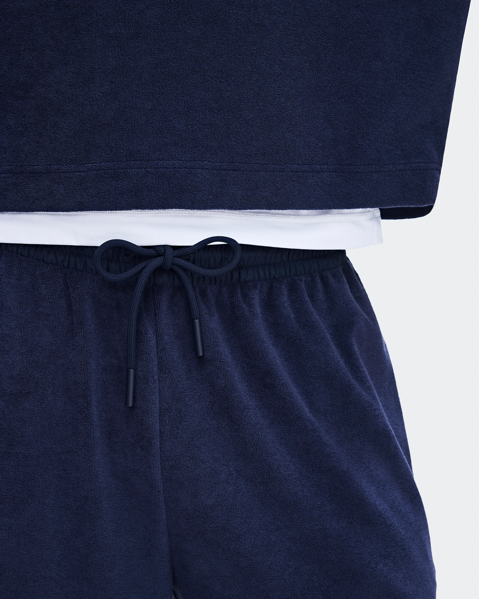Men's Courtside Shorts Terry Inkwell - thumbnail 4