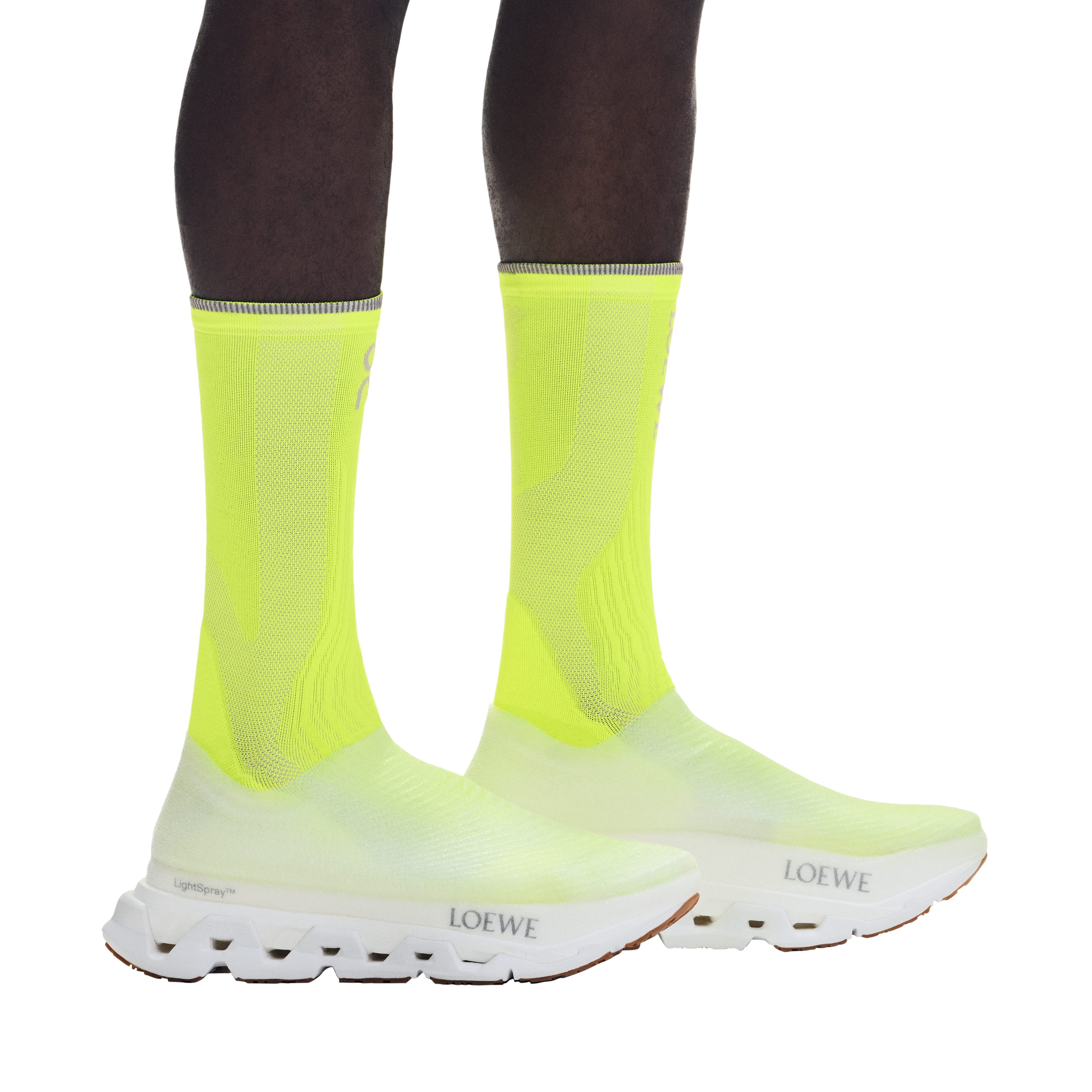 On LightSpray Cloudmonster LOEWE White Unisex Schuhe