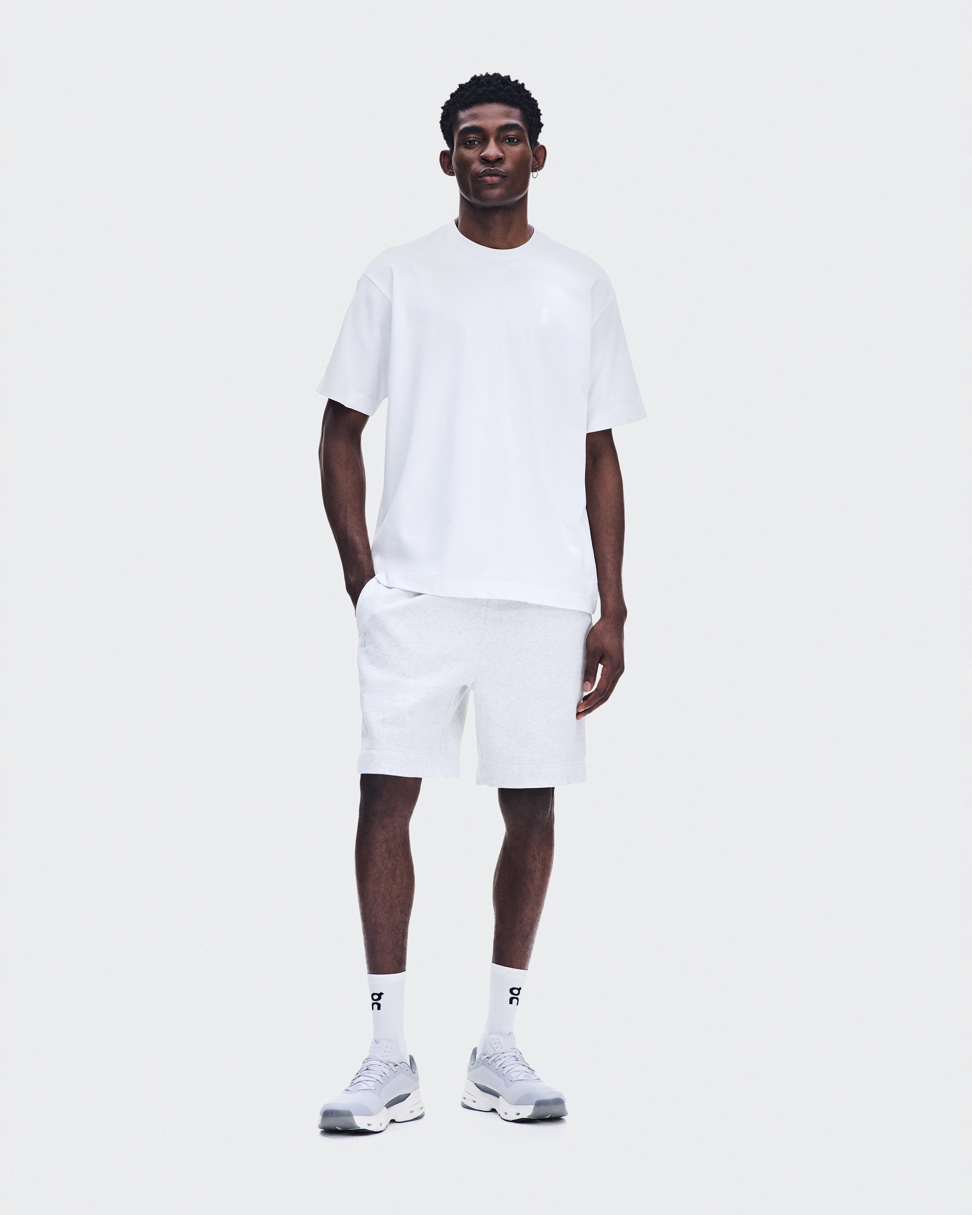 Club Collective-T Runner Short-Sleeve Shirt in White