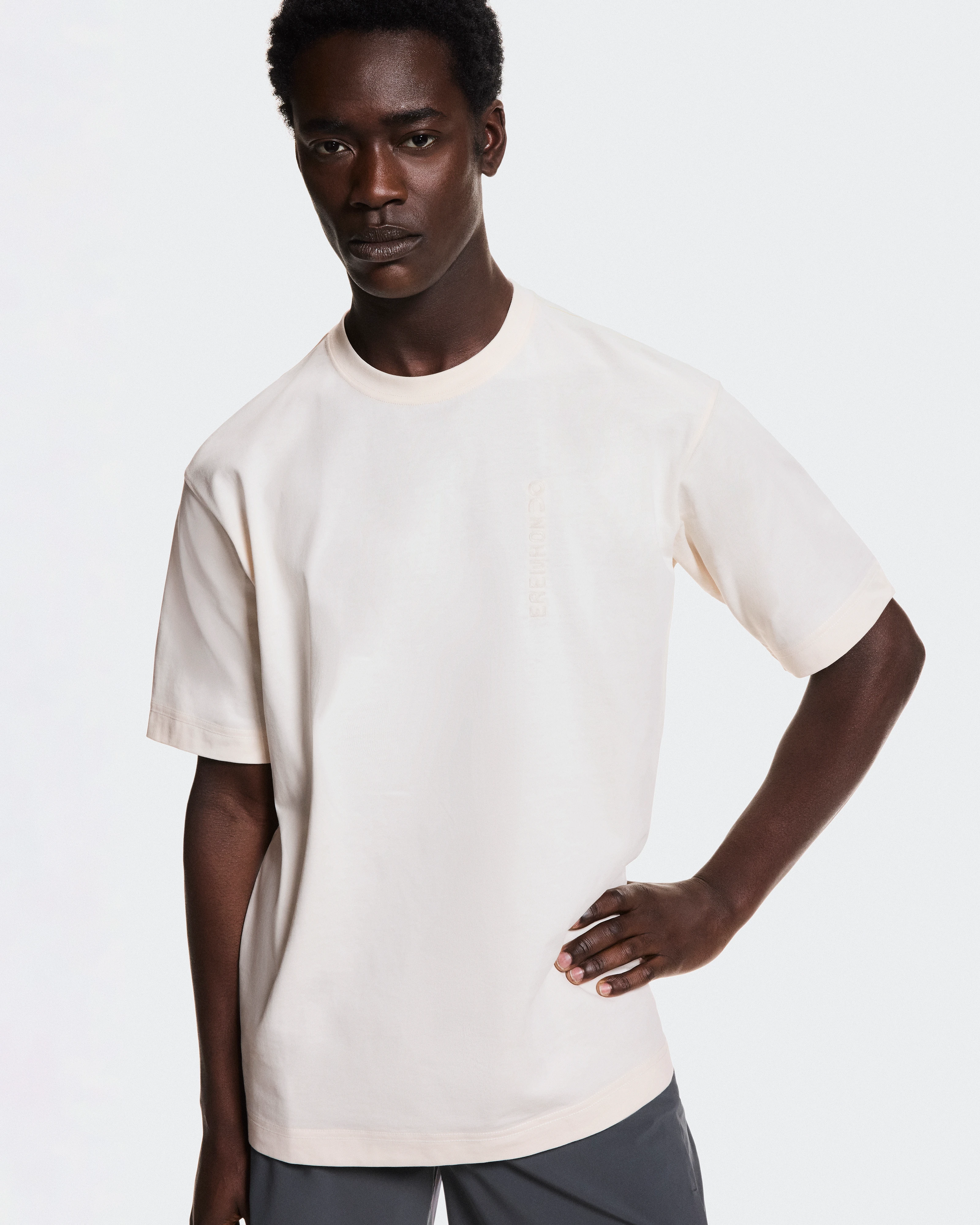On Club Collective-T Erewhon Ivory Unisex Tops and t-shirts