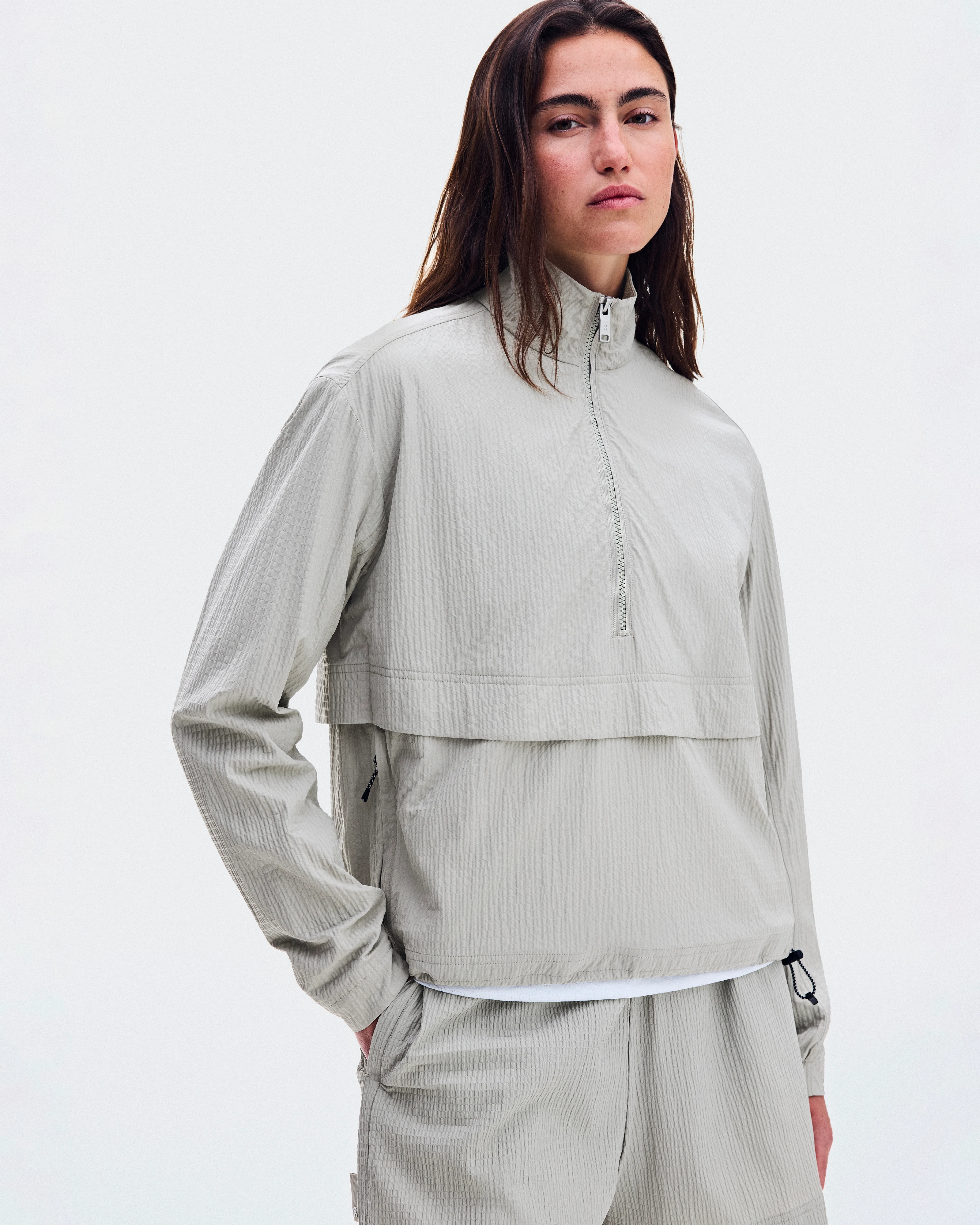 On Courtside 1/2 Zip Eaze Brume Femme Sweats à capuche et sweats