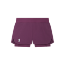 3" Court Shorts 2-in-1 in Cassis