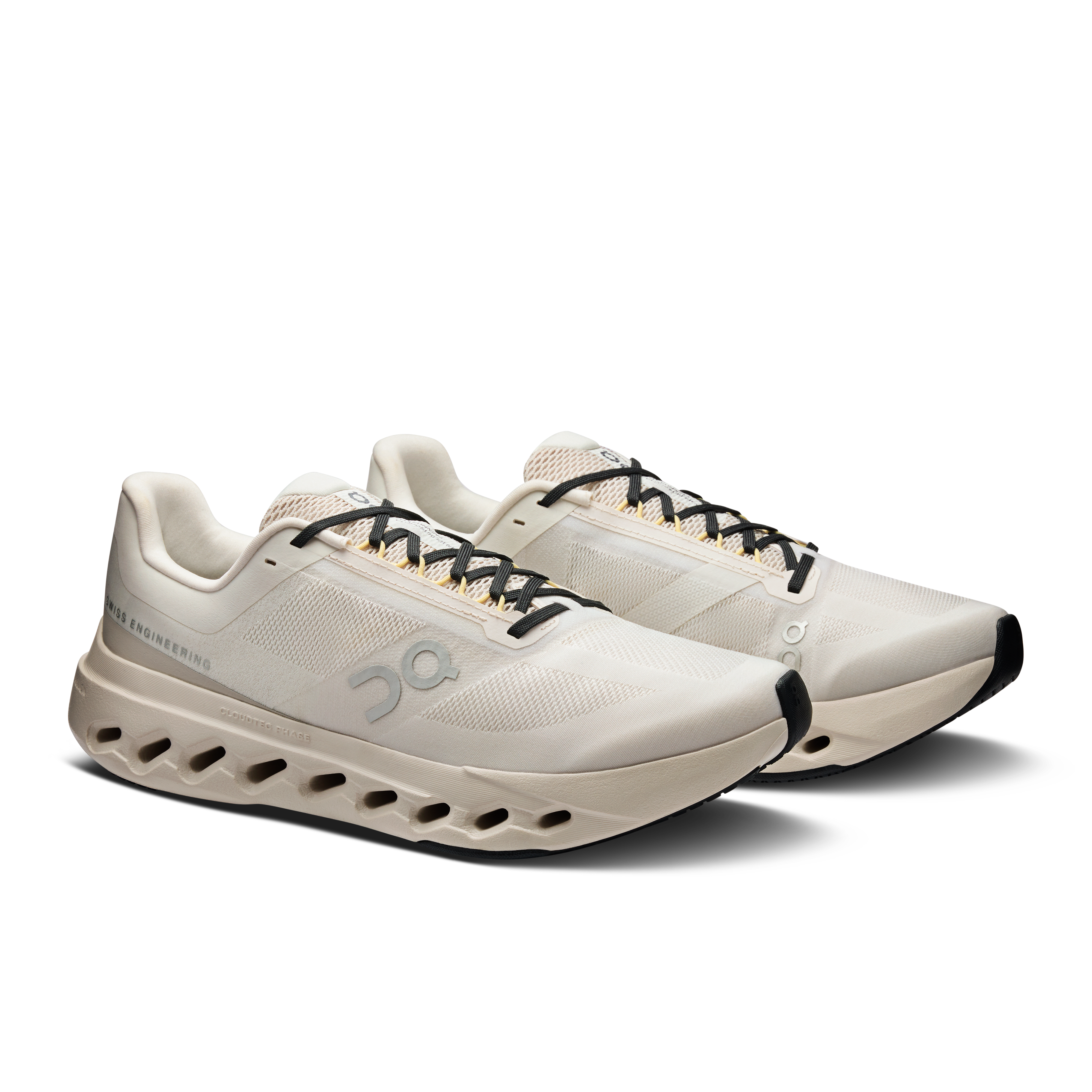 On Cloudsurfer Next Ivory & Silver Herren Strassenlauf Schuhe