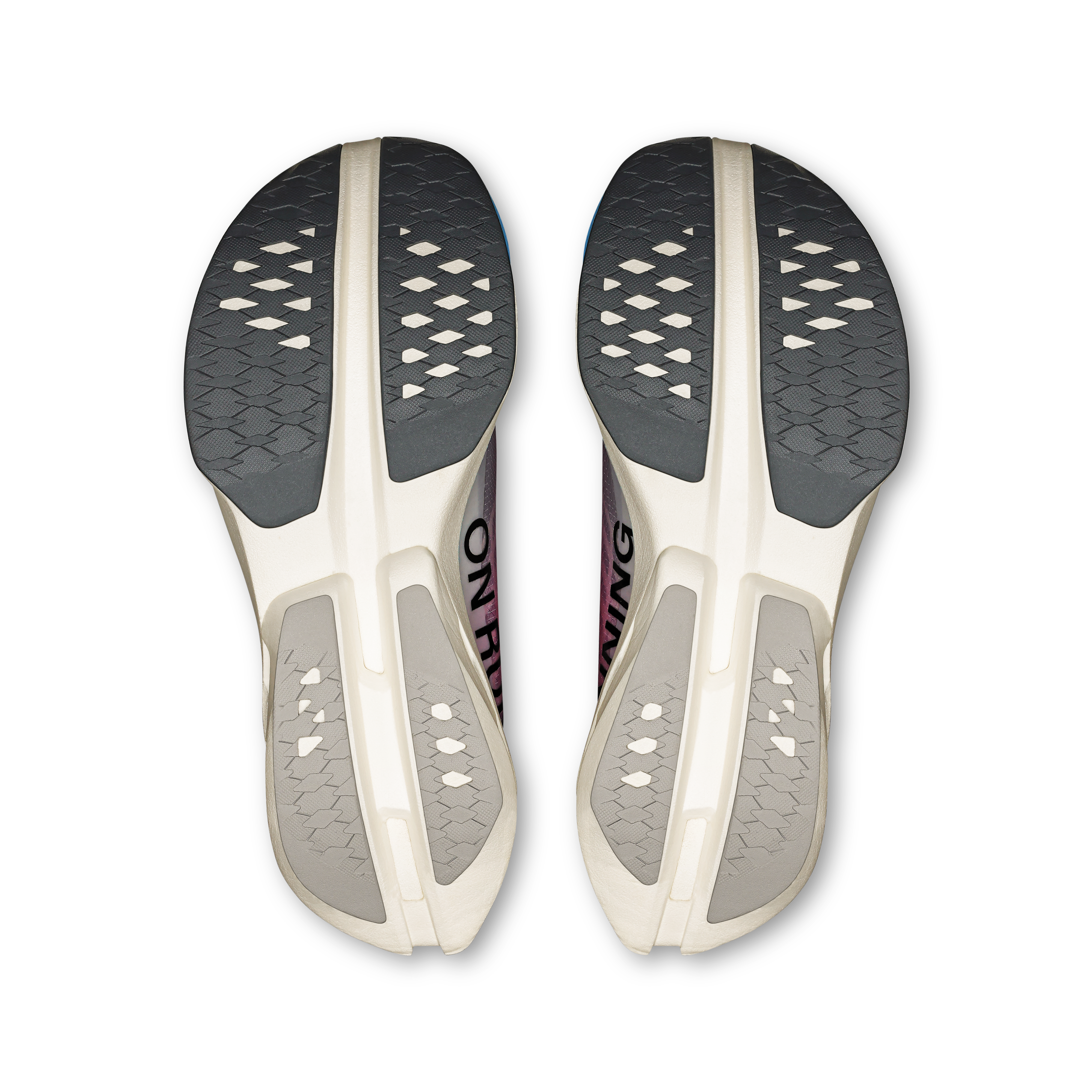 On Cloudboom Strike White & Horizon Damen Strassenlauf Schuhe