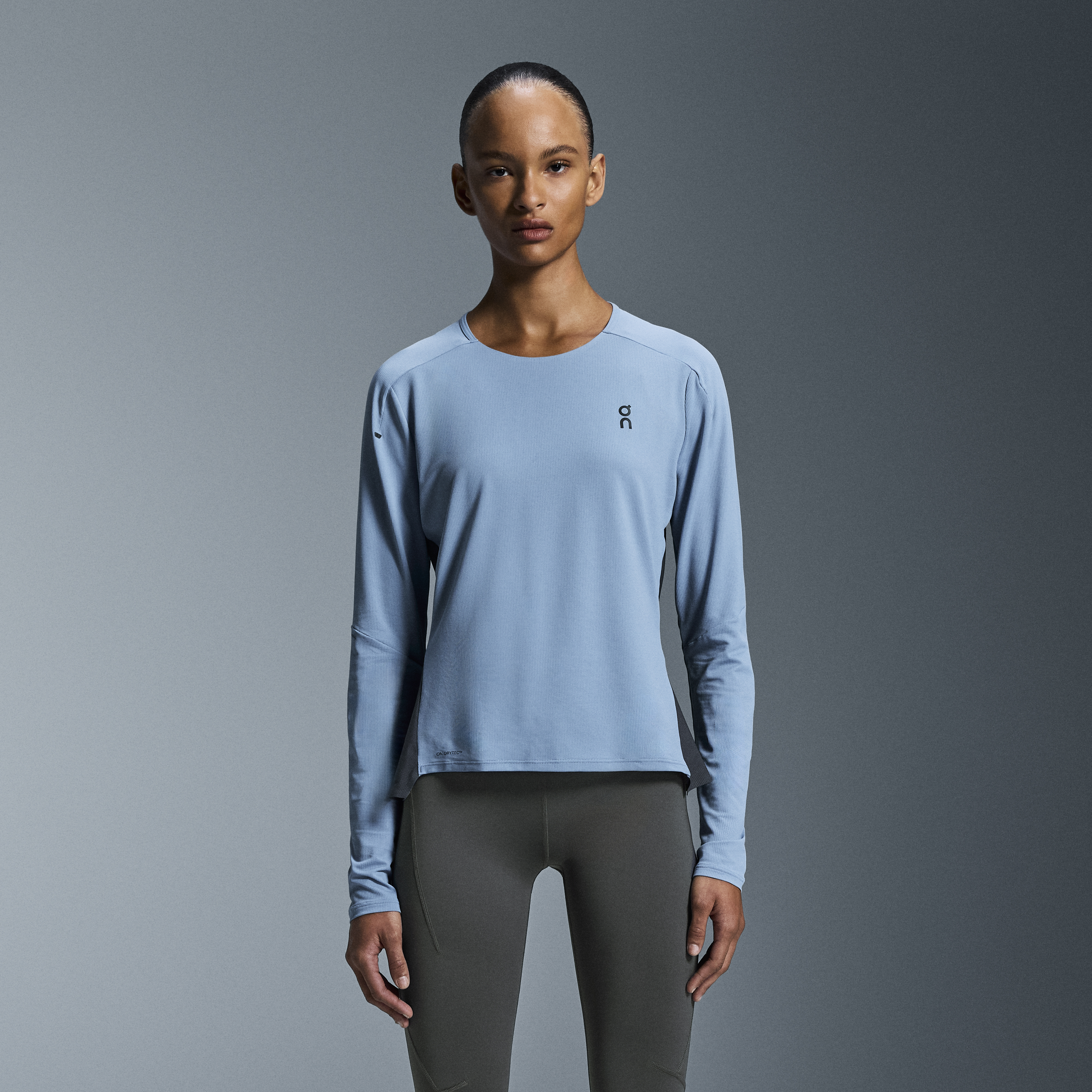 Performance Long-T Long-Sleeve Shirt in Chambray/Eclipse