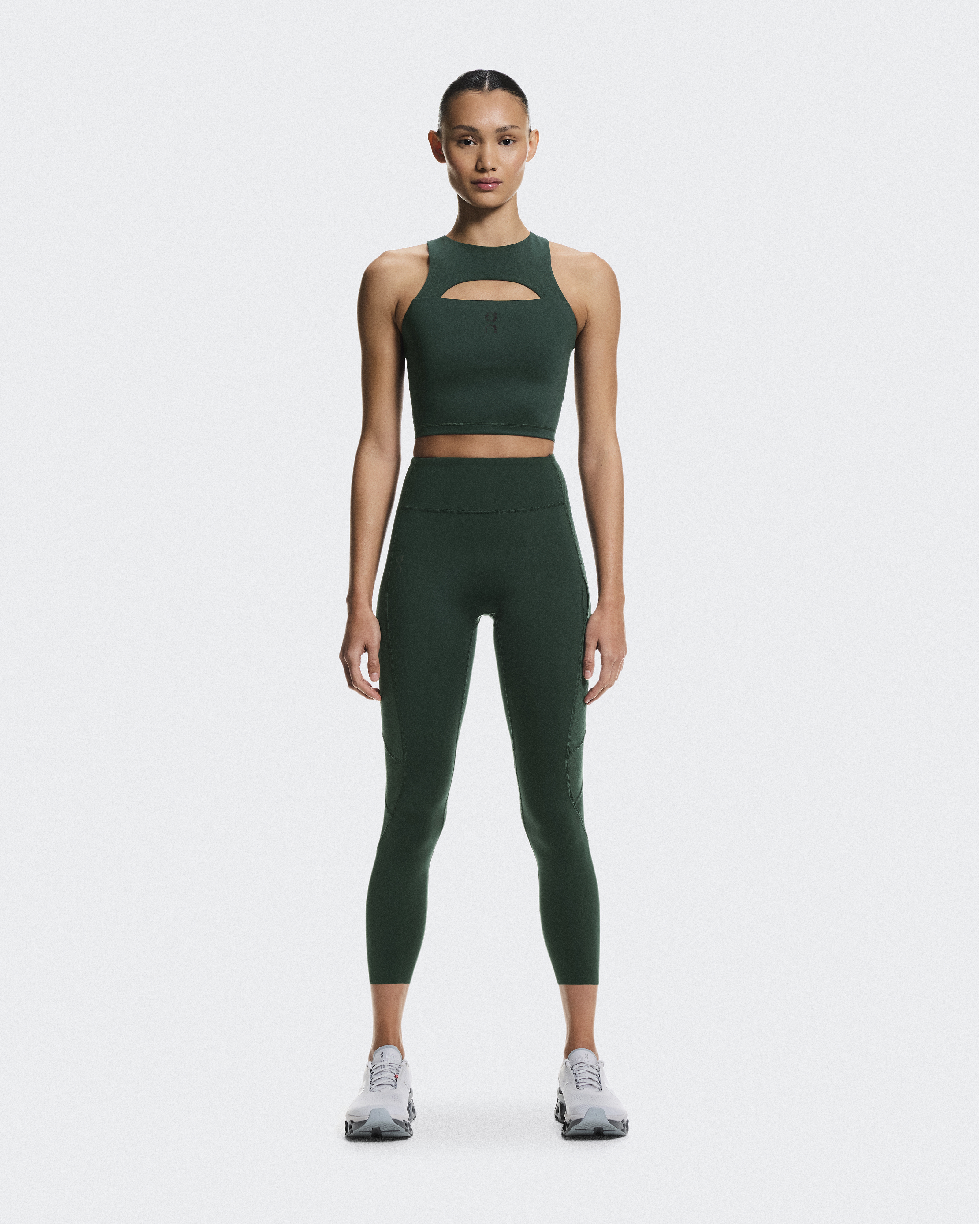 Train Volt Tights 7/8 in Obsidian