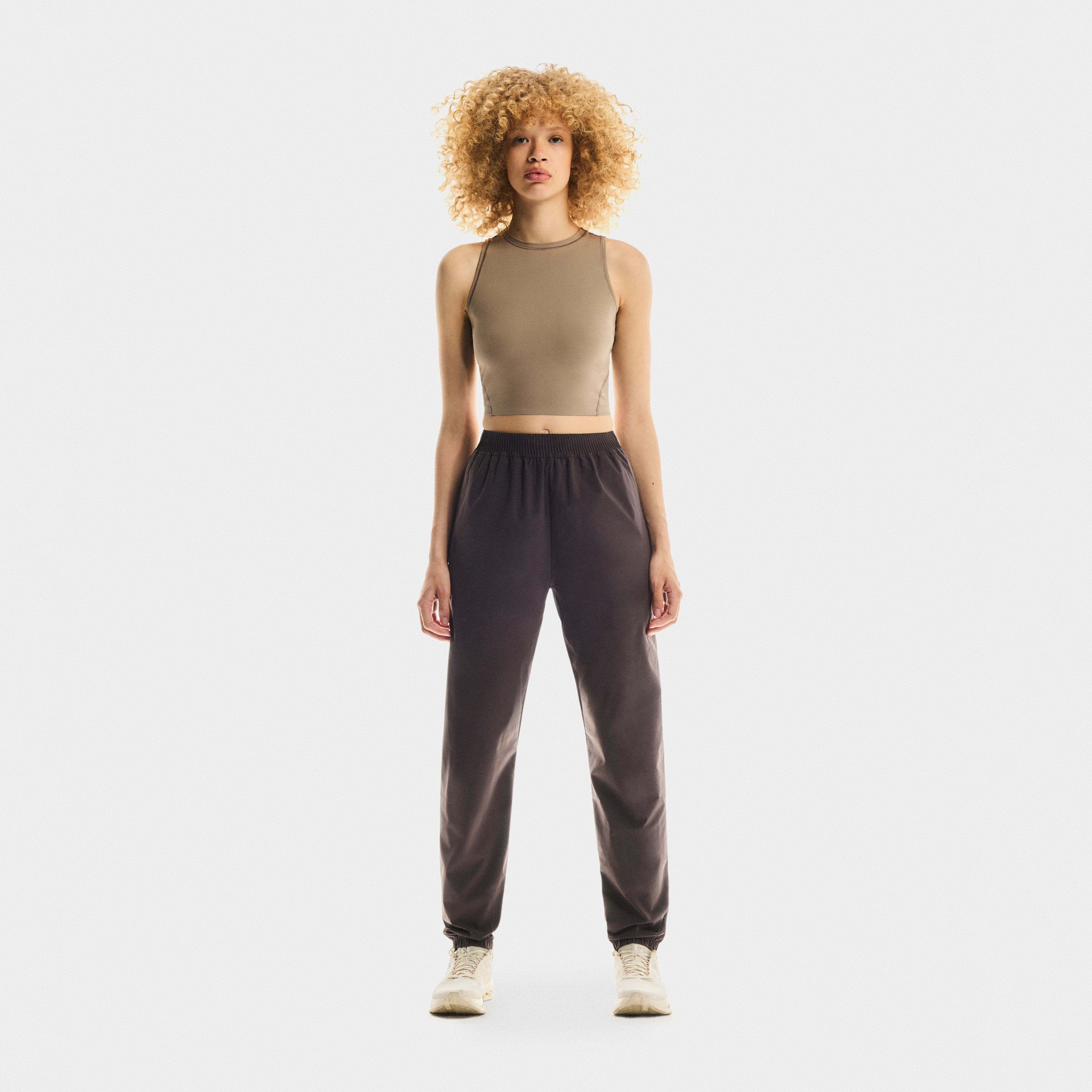 On Focus Pants Brown Women Women – Light training, all-day wear, downtime Pants