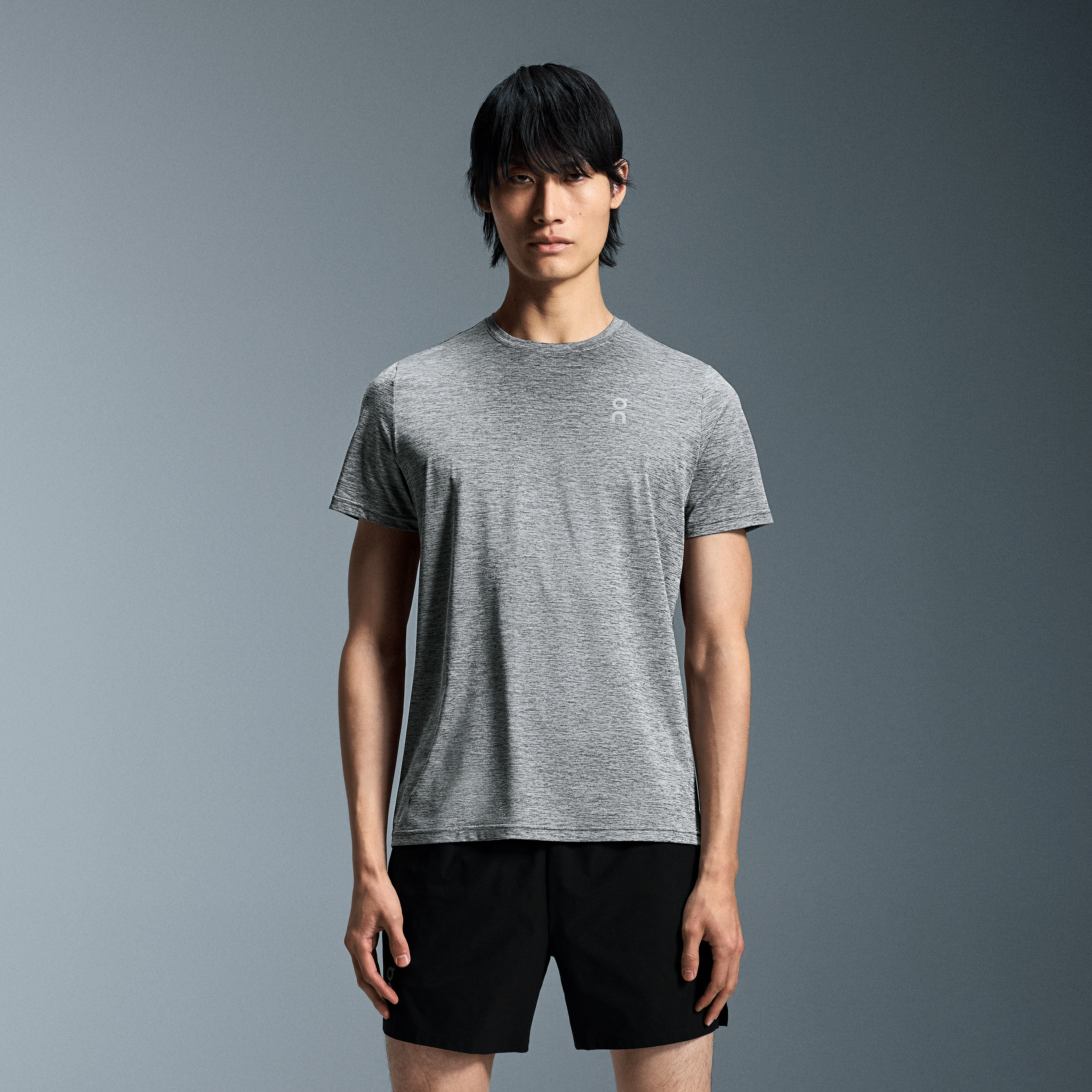 Core-T Short-Sleeve Shirt in Heather Gray