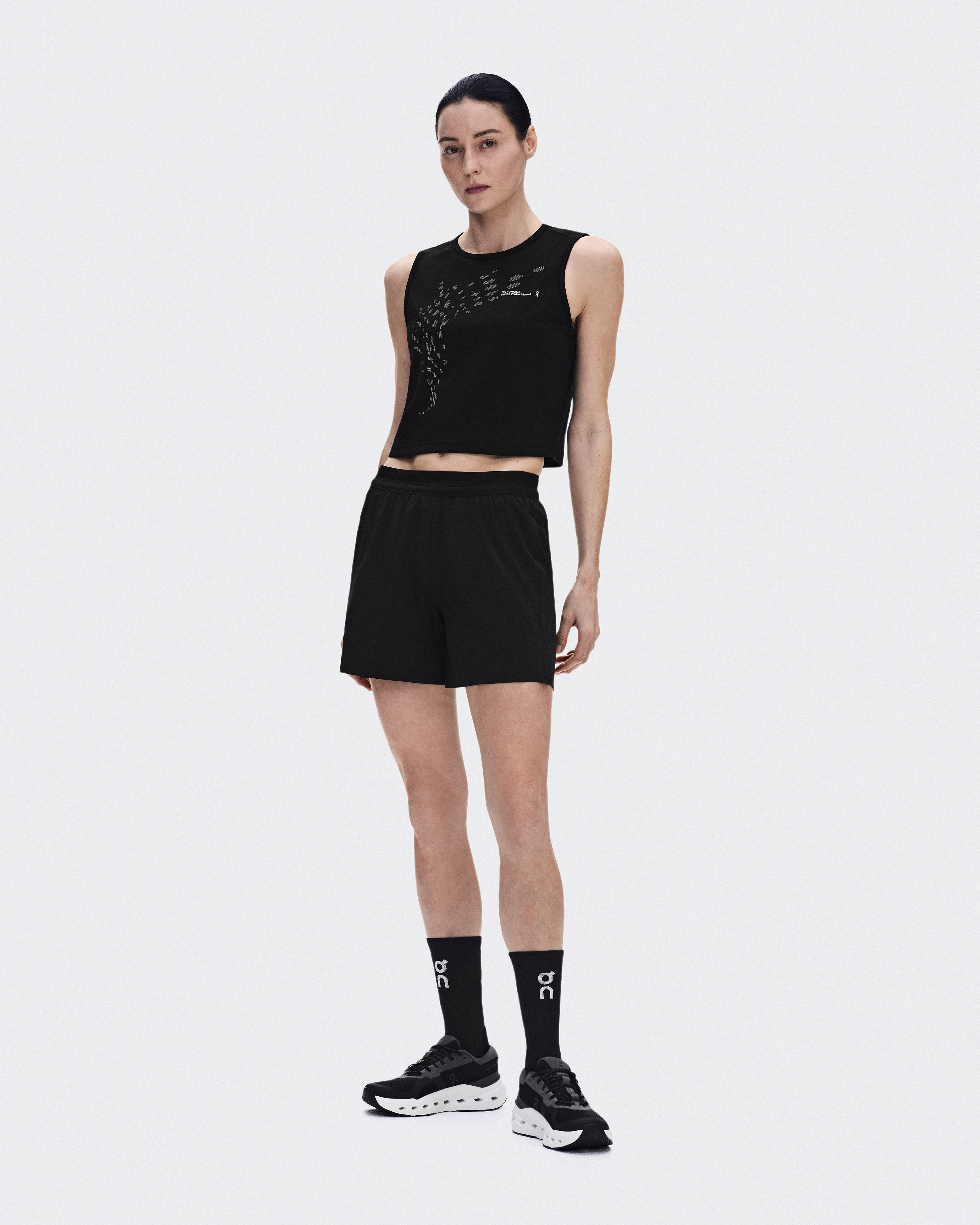 On Run Tank Top in Black