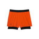 3" Performance 2/1 Shorts in Flame Black