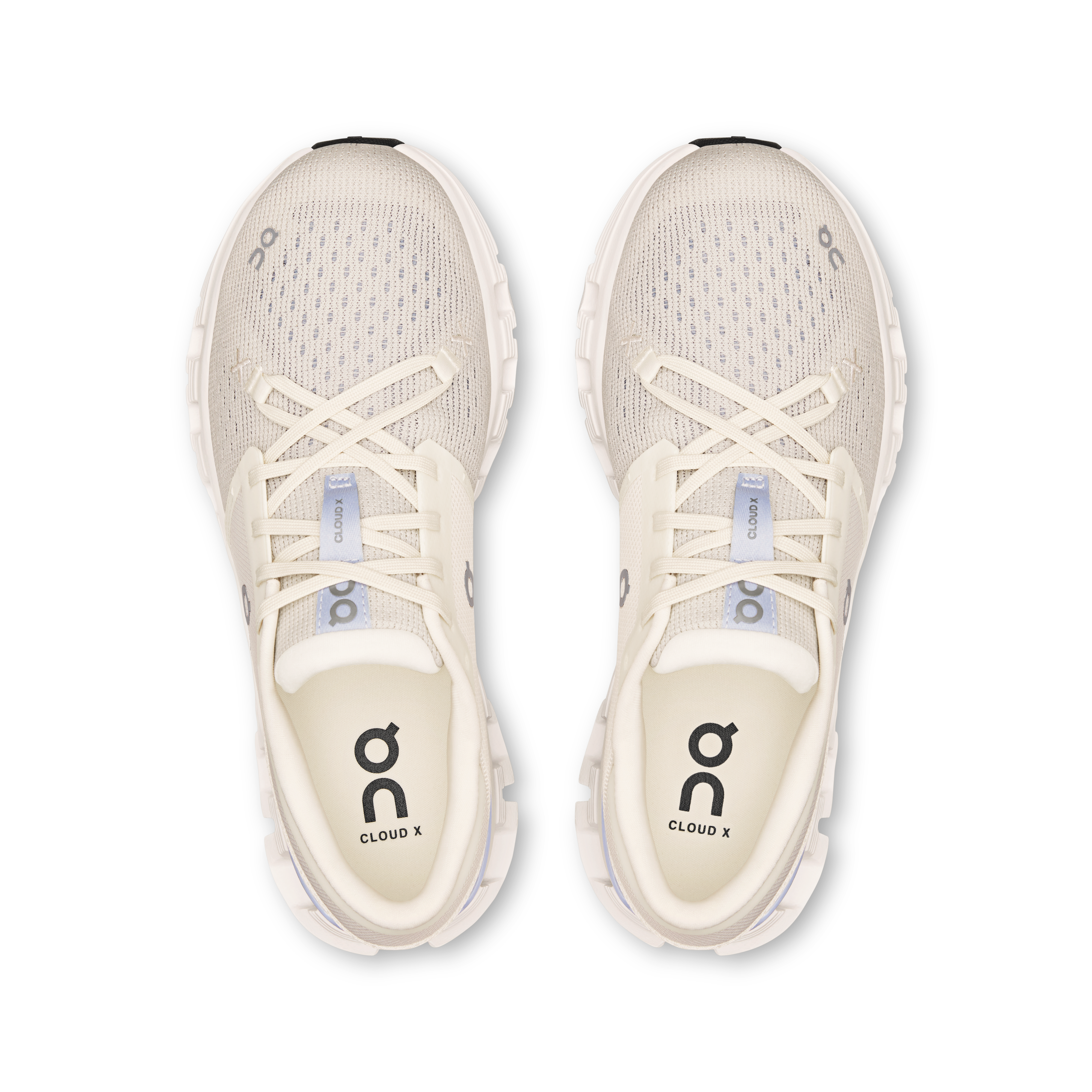 On Cloud X 4 Ivory & Nimbus Damen Training Schuhe