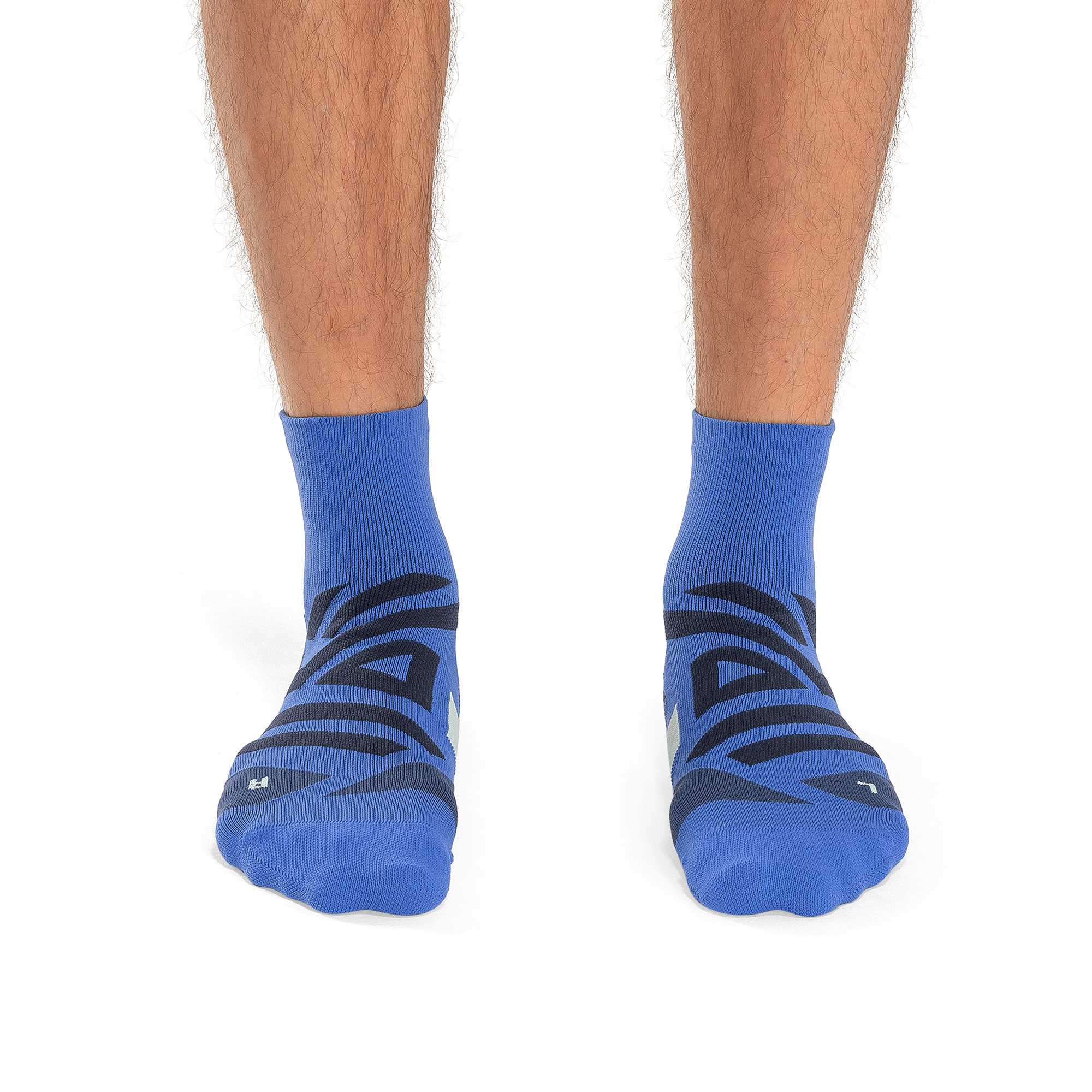 Performance Mid Sock in Cobalt/Denim