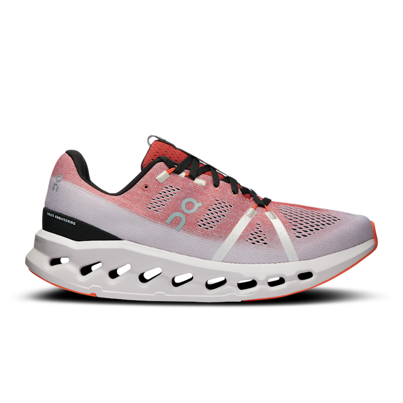 On Men's Cloudsurfer Road Running Shoe in Auburn/Frost, Size: 12.5, Recycled Polyester