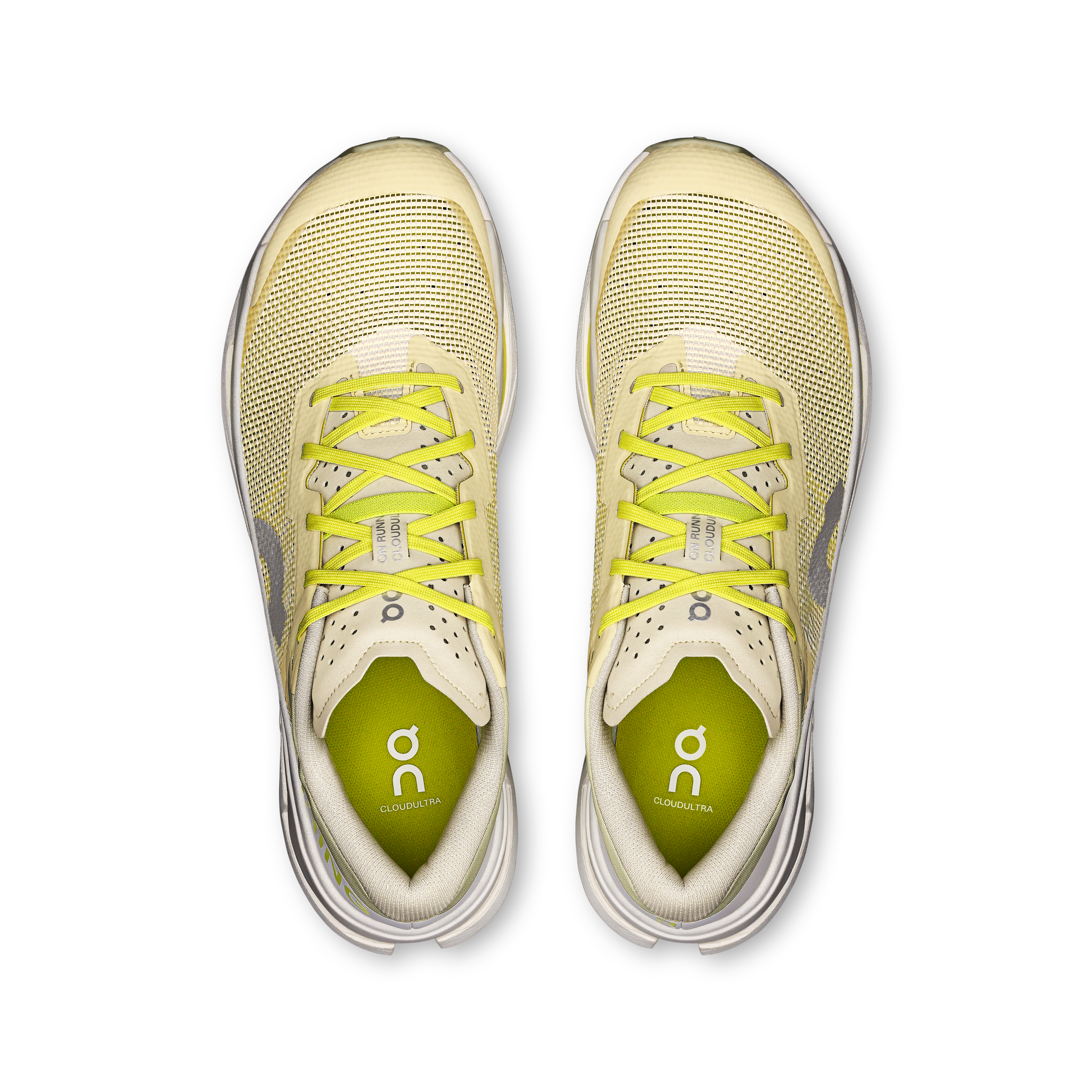 On Cloudultra 3 Pelican & White Men Trail running Shoes