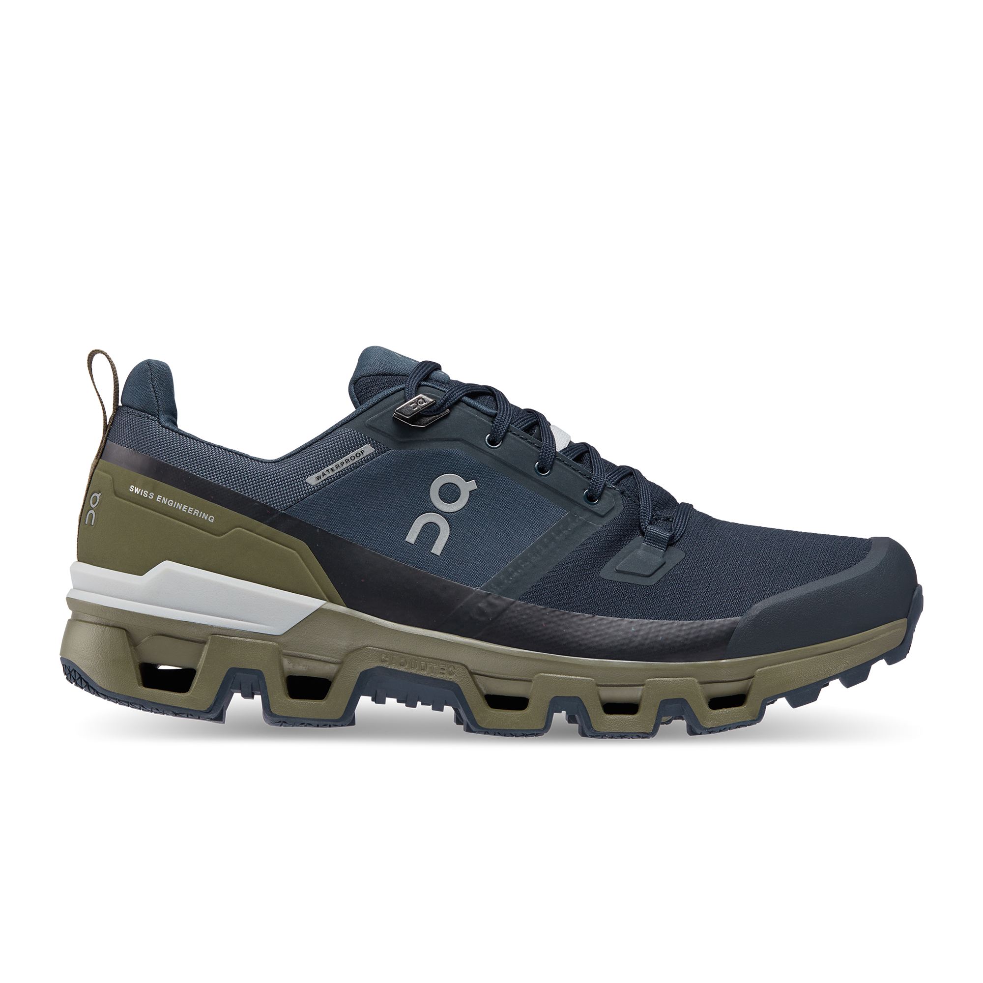 On Cloudwander Waterproof Grün Herren Herren – Outdoor, leichte Wanderungen, Walking, wasserdicht Schuhe