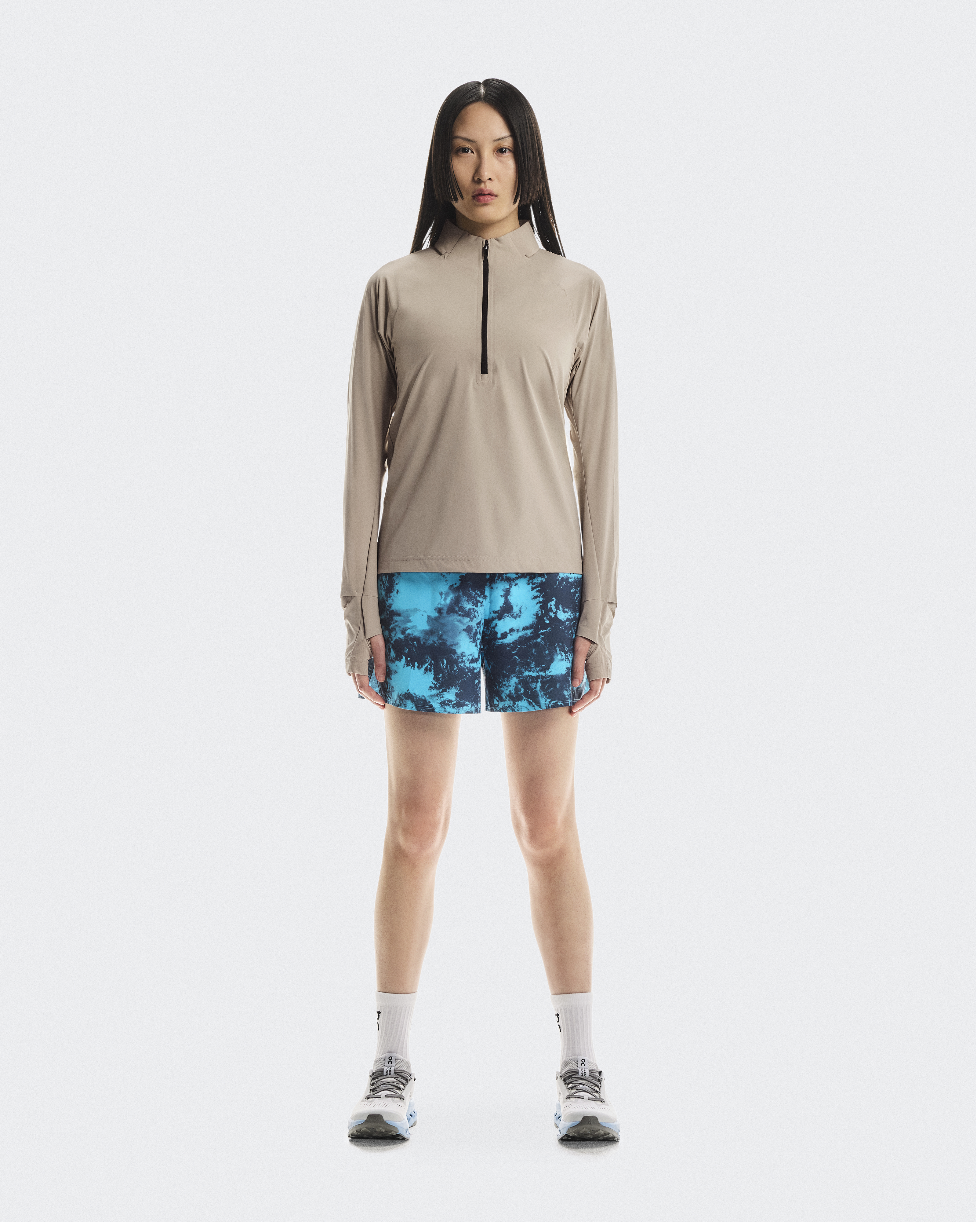 On Trail Shorts pour Femme en Horizon, Taille: Small, Polyester