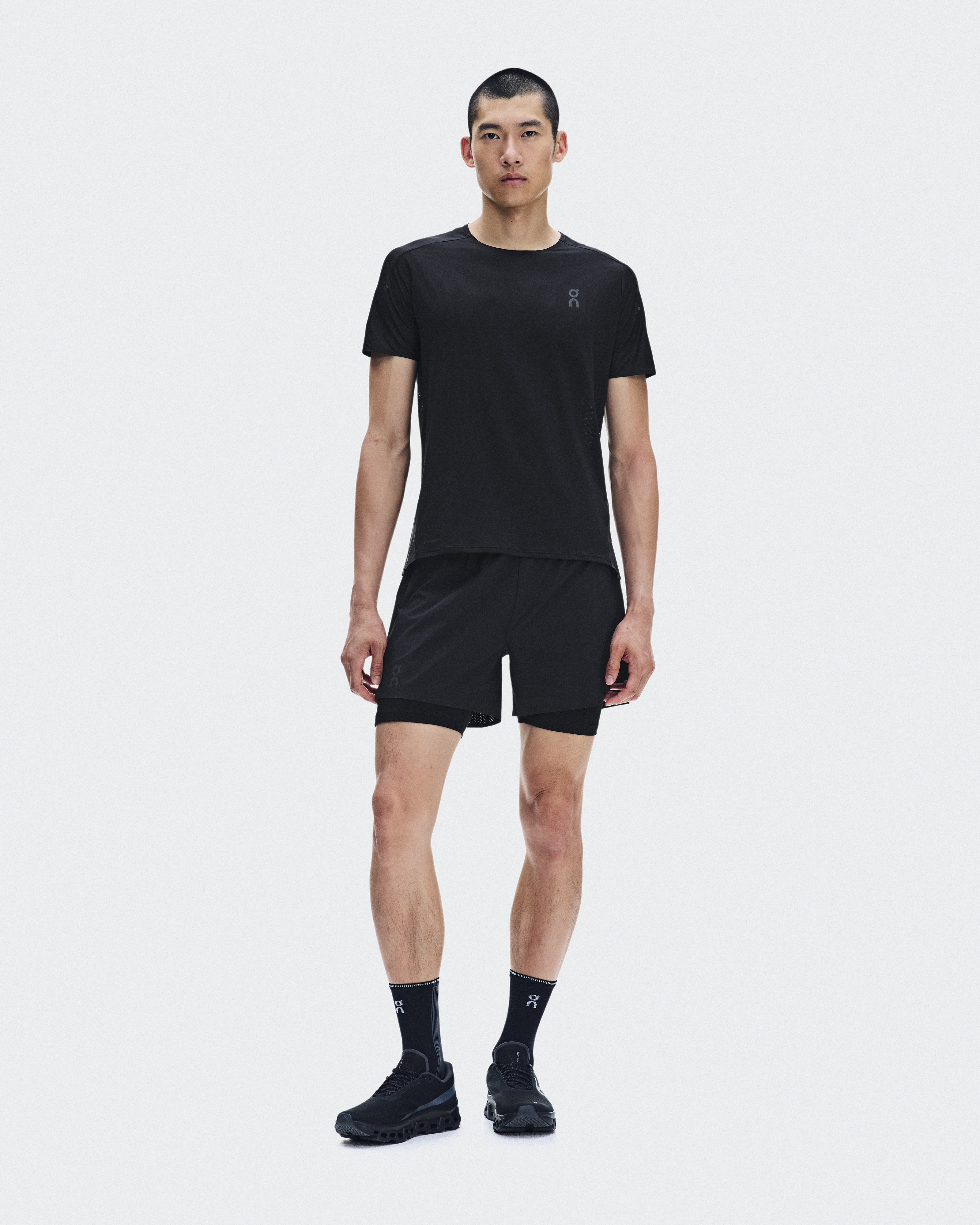 Performance-T Short-Sleeve Shirt in Black/Eclipse