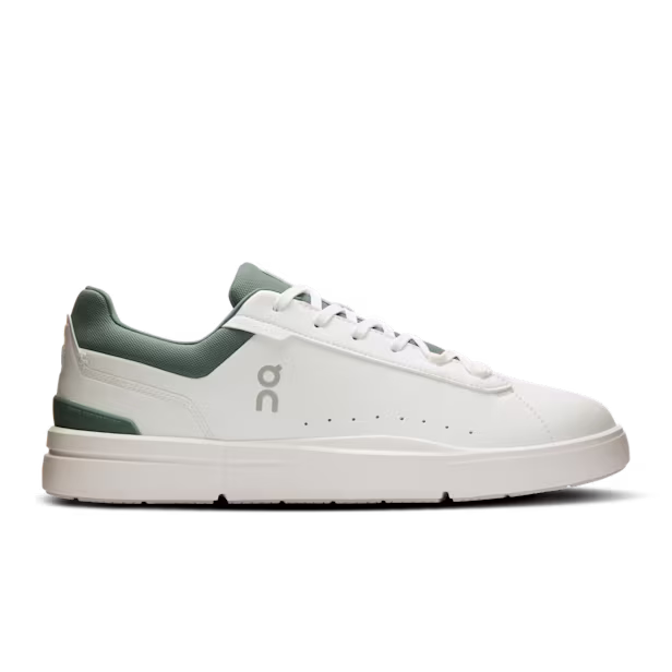 THE ROGER Advantage Tennis Shoe in White/Olive