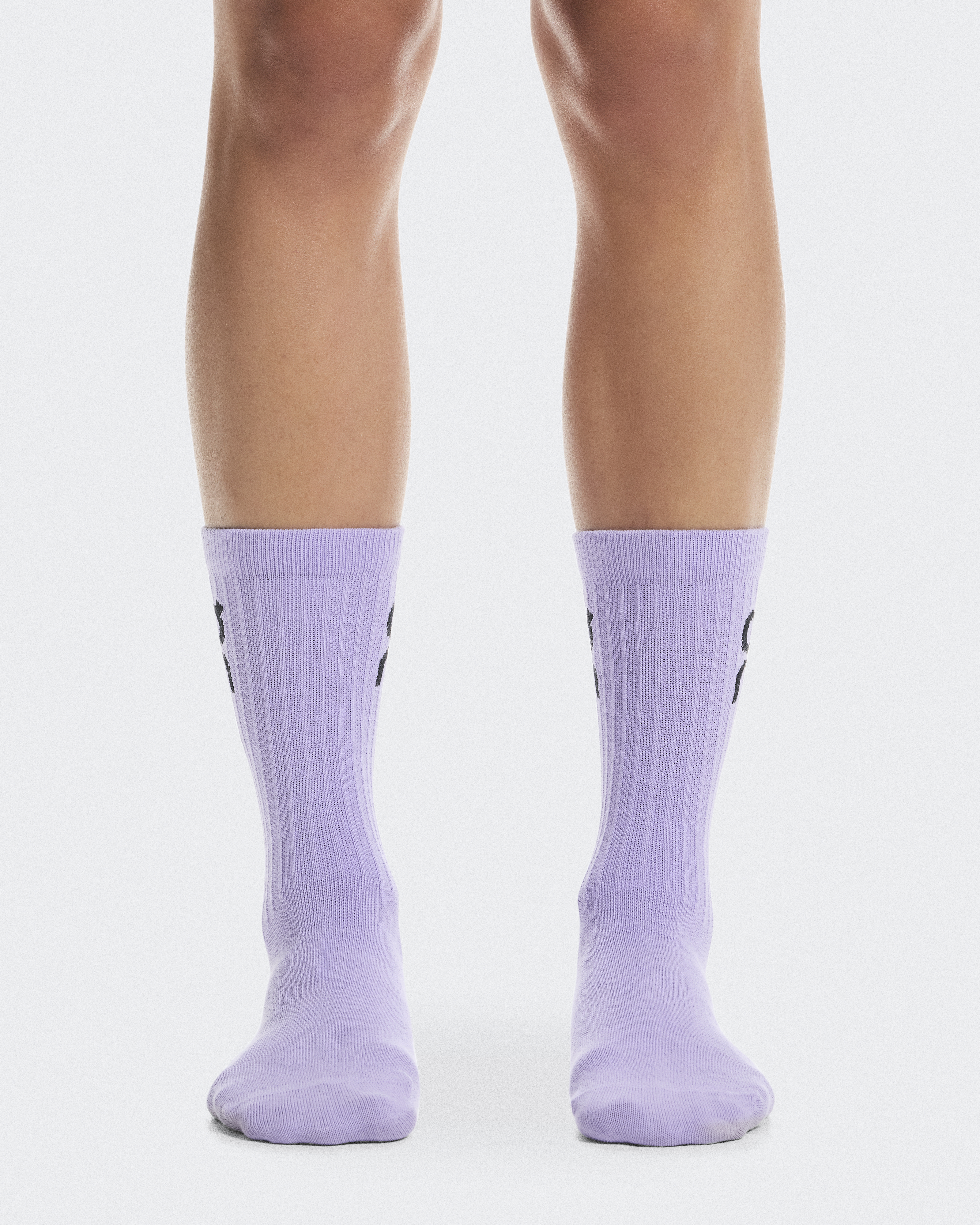 Logo Sock High 3P in Orchid/Bloom