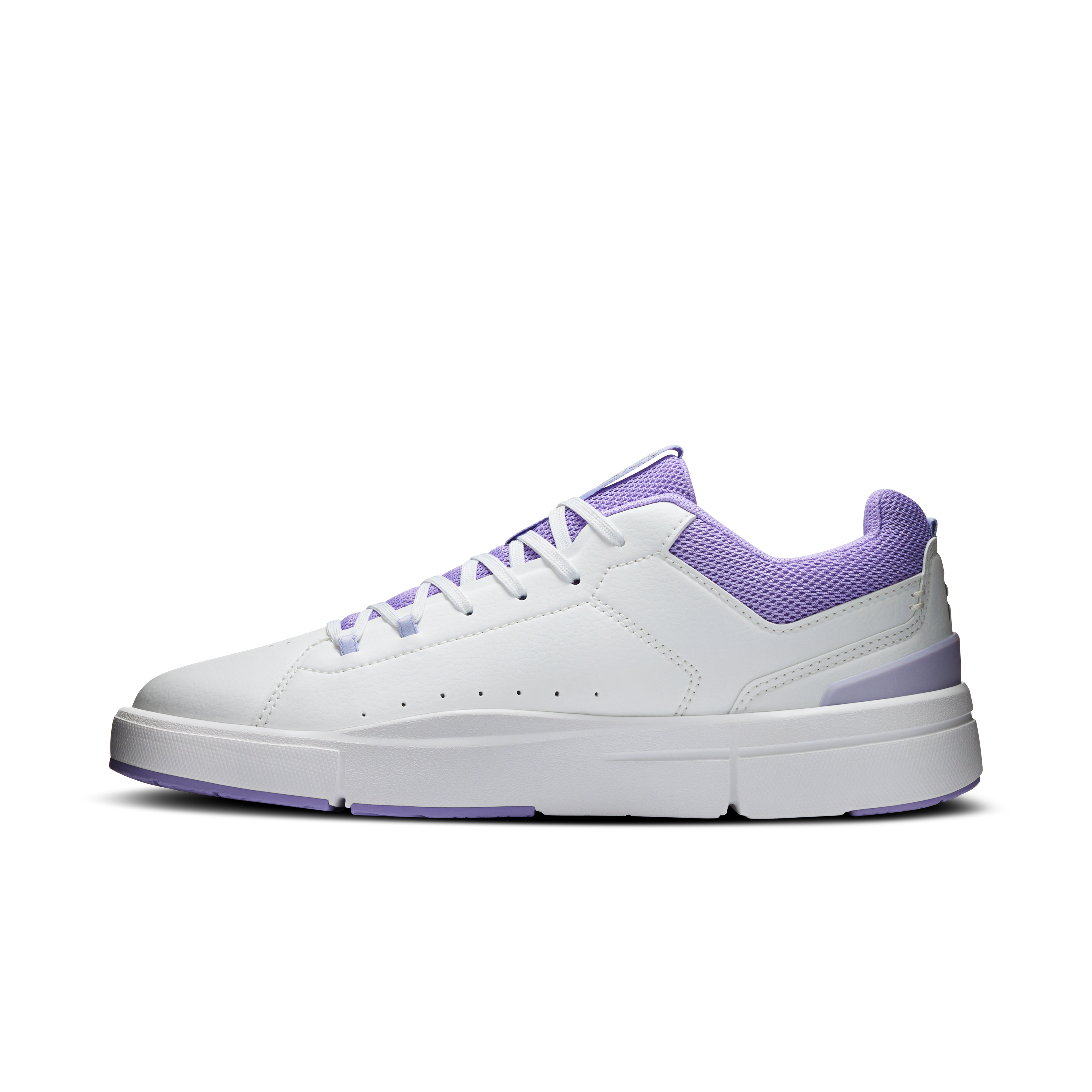 On THE ROGER Youth White & Bloom Youth Tennis Shoes