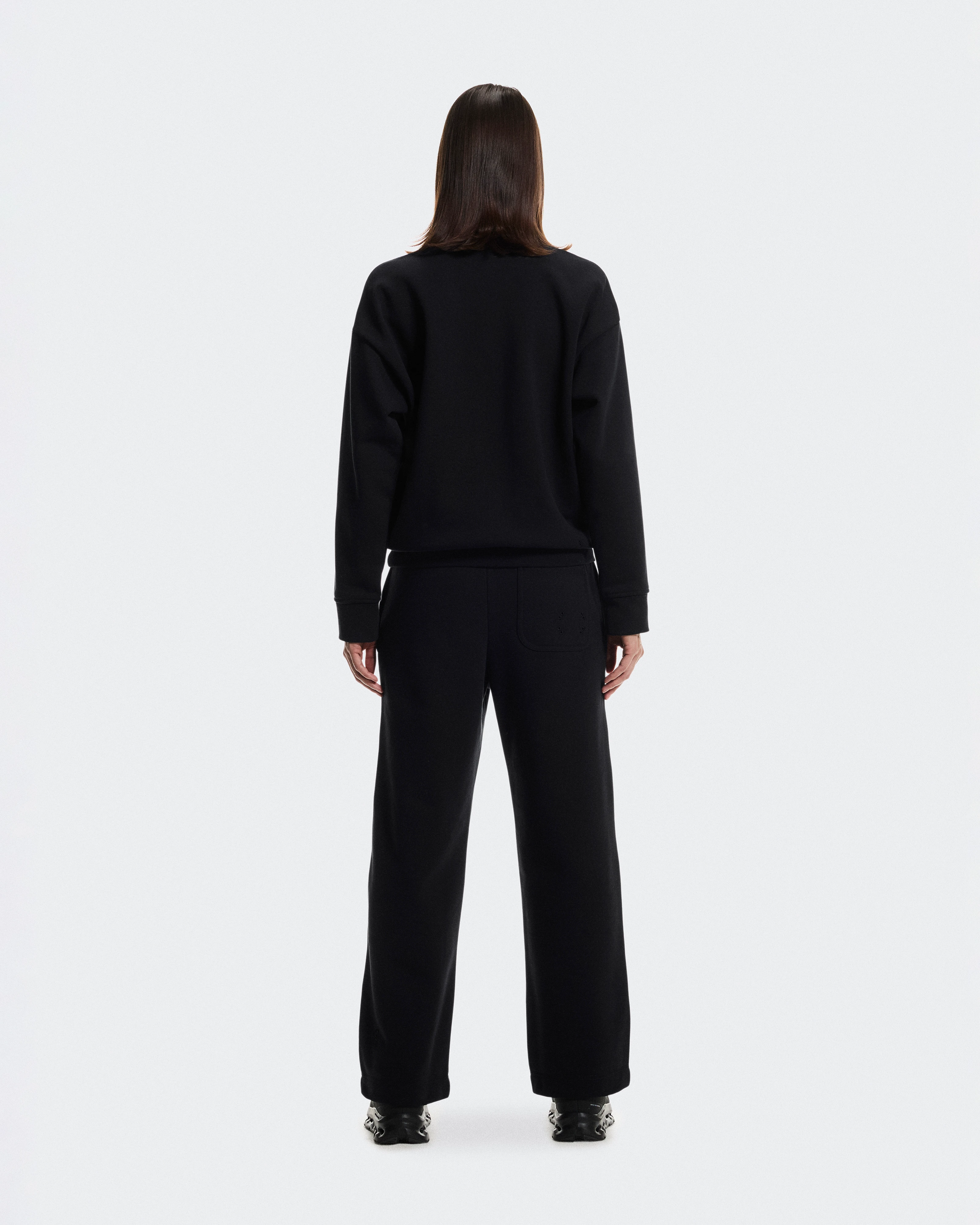 On Club Collective 1/4 Zip Black Women Jackets