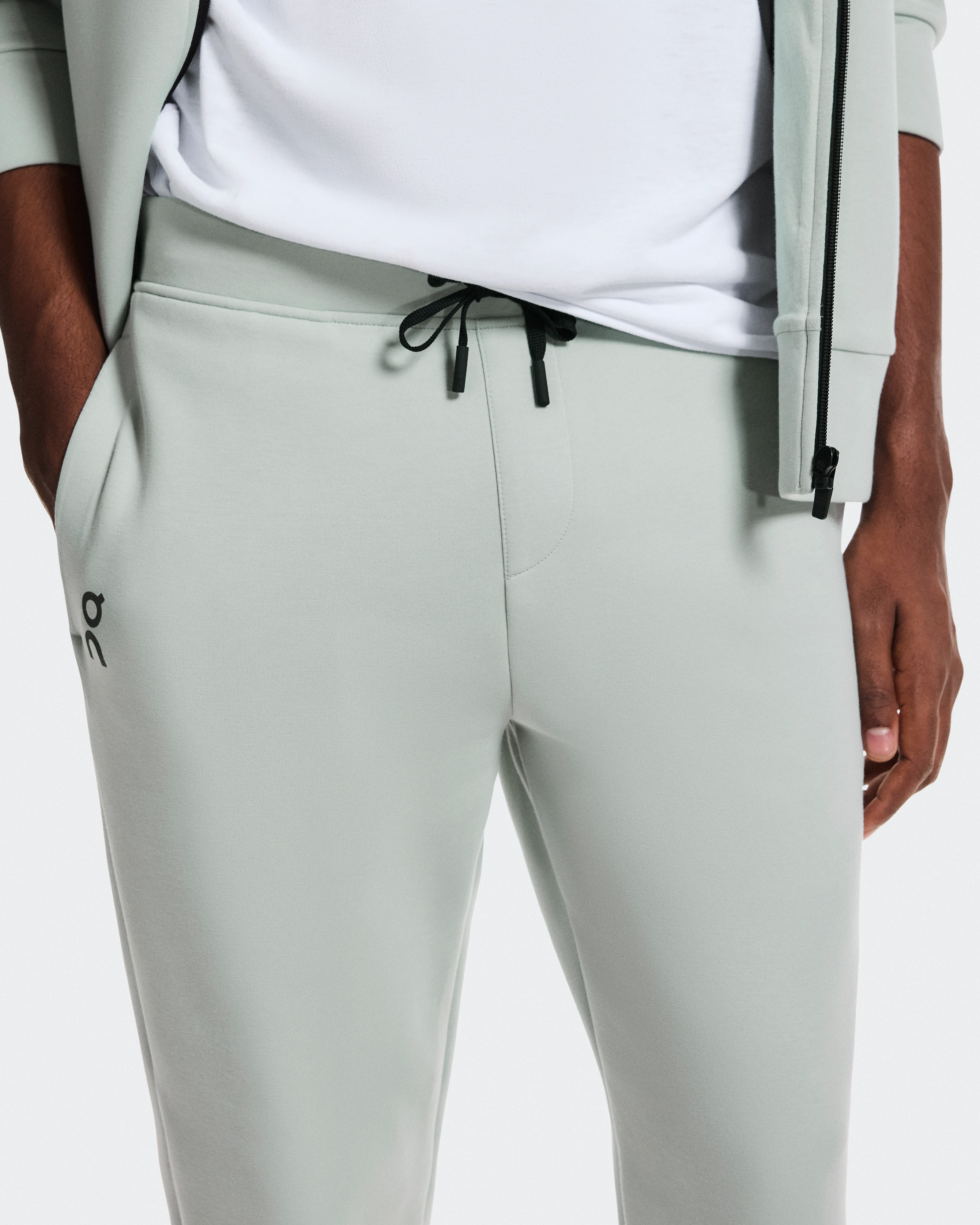 On Focus Tech Sweatpants Mineral Homme Pantalons