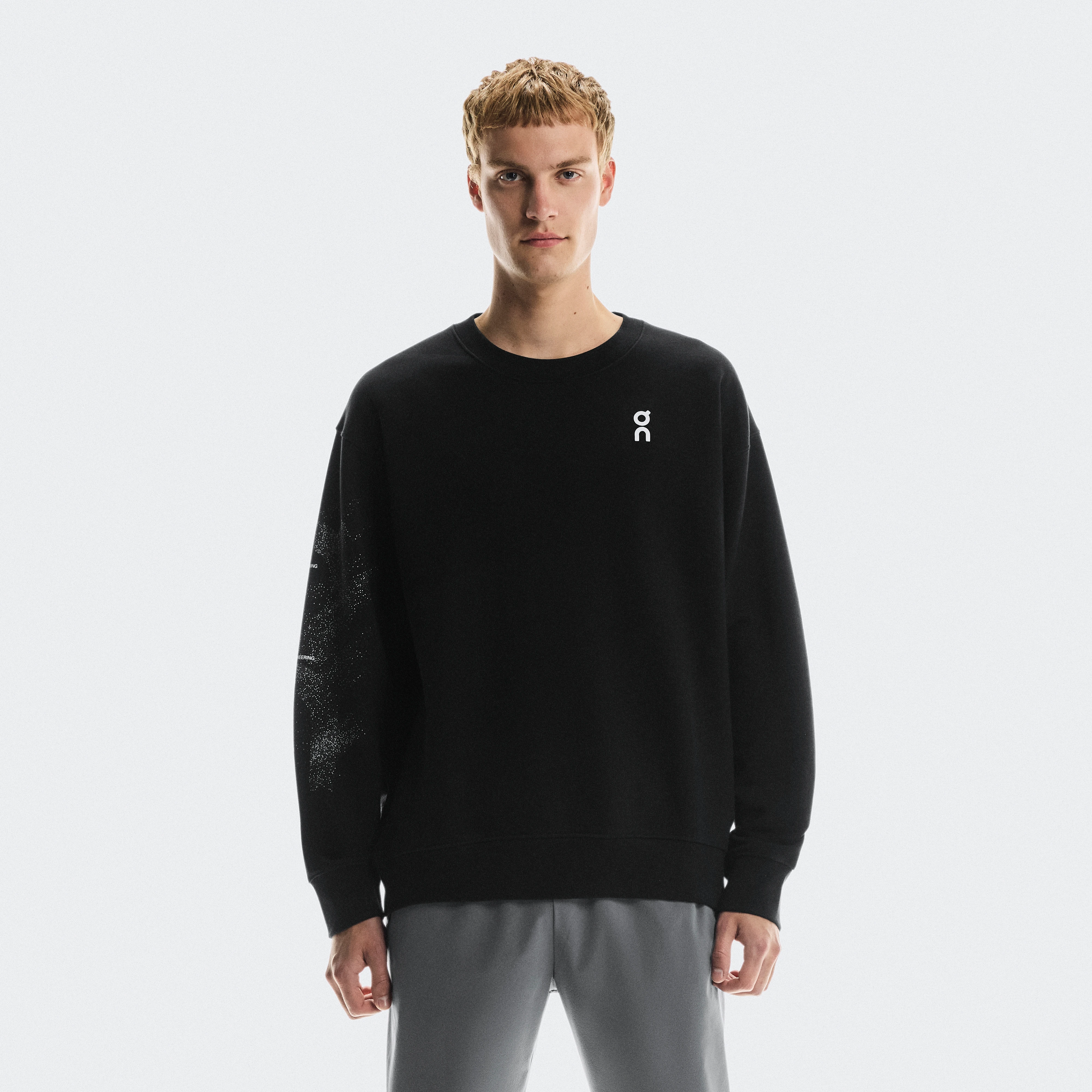 On Club Crew Graphic Black Green Men Men – All-day, travel, lifestyle Hoodies and sweatshirts