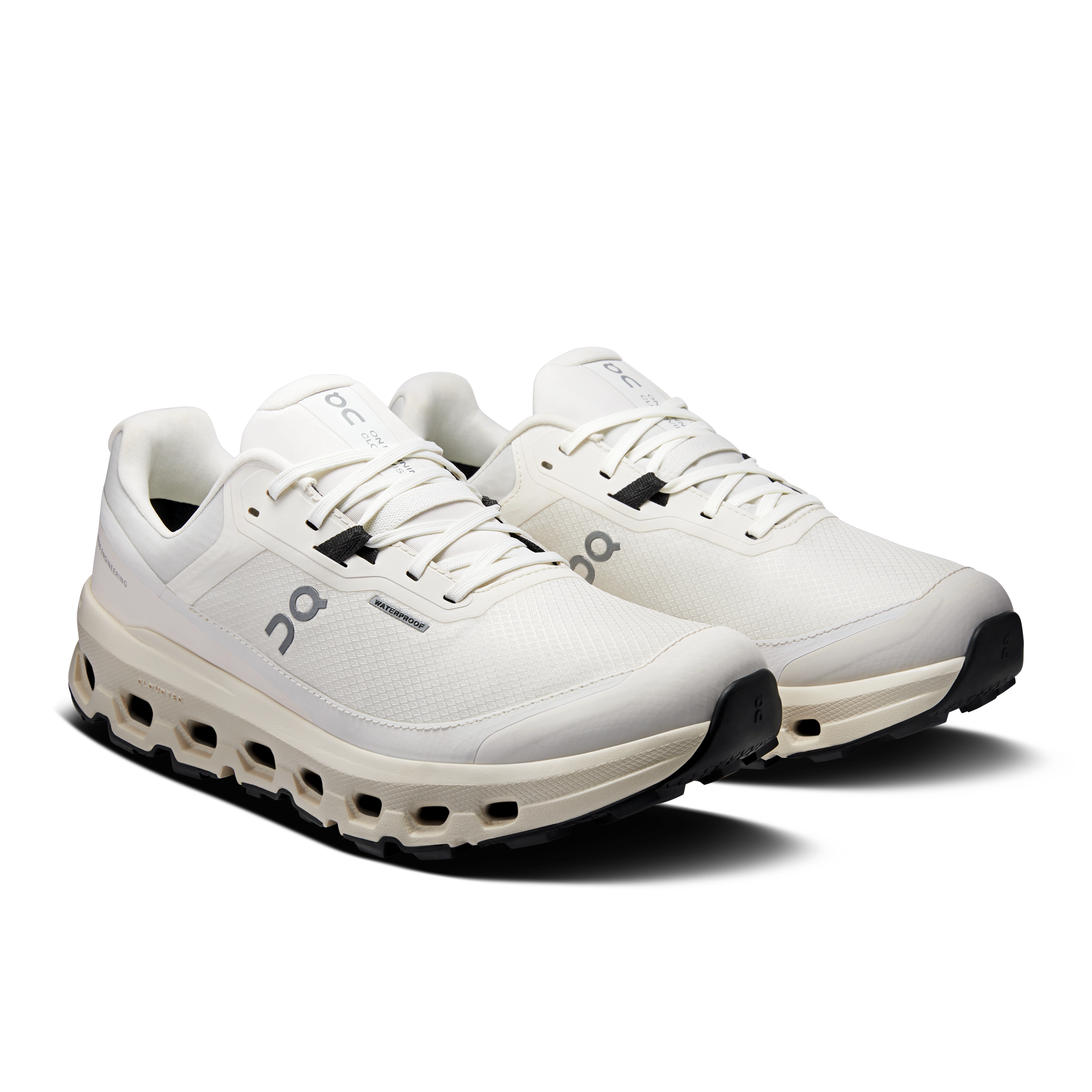 On Cloudvista 2 Waterproof Ivory & Cream Women Trail running Shoes