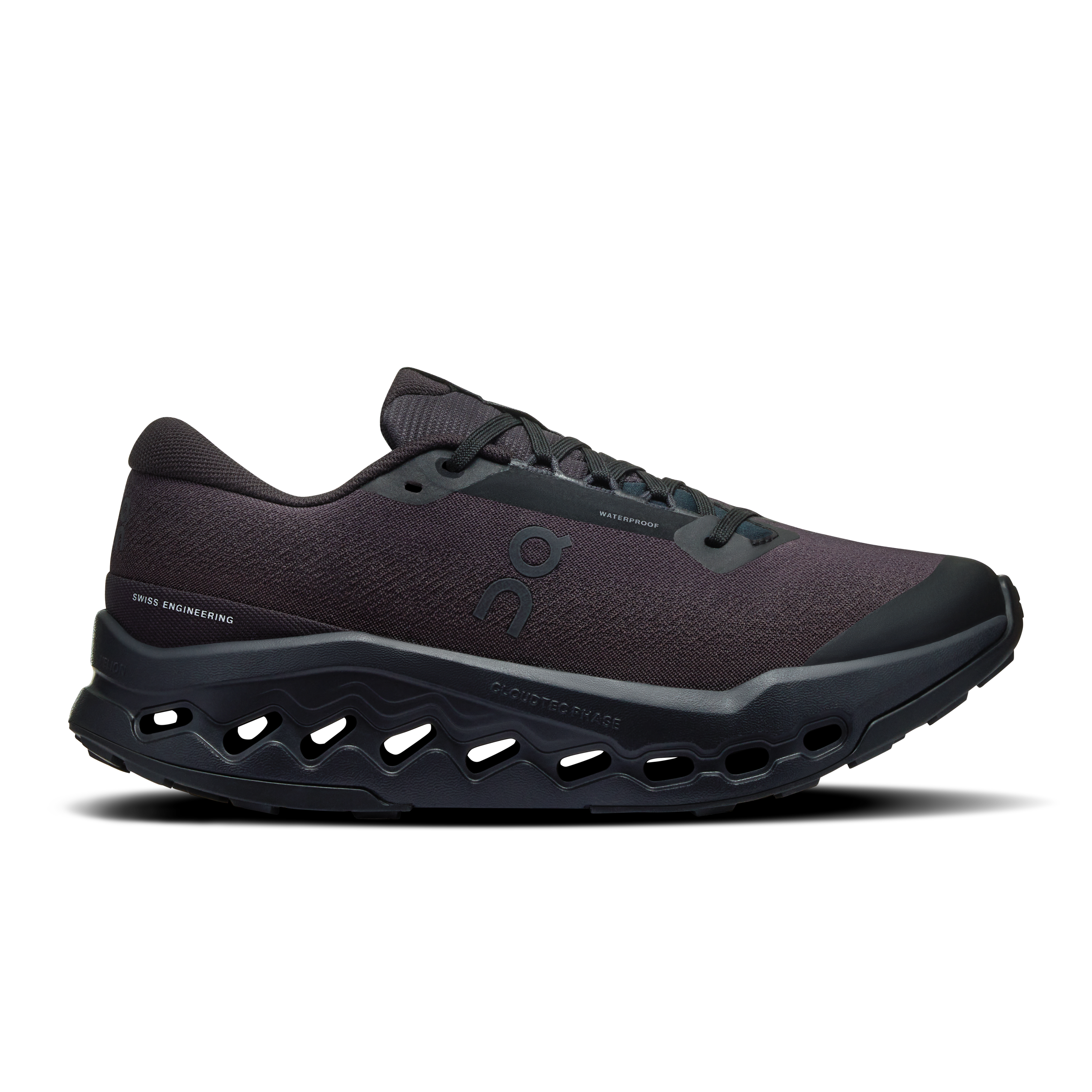 On Cloudsurfer Trail 2 Waterproof Black Women Women – Trail running, waterproof, CloudTec Phase® Shoes