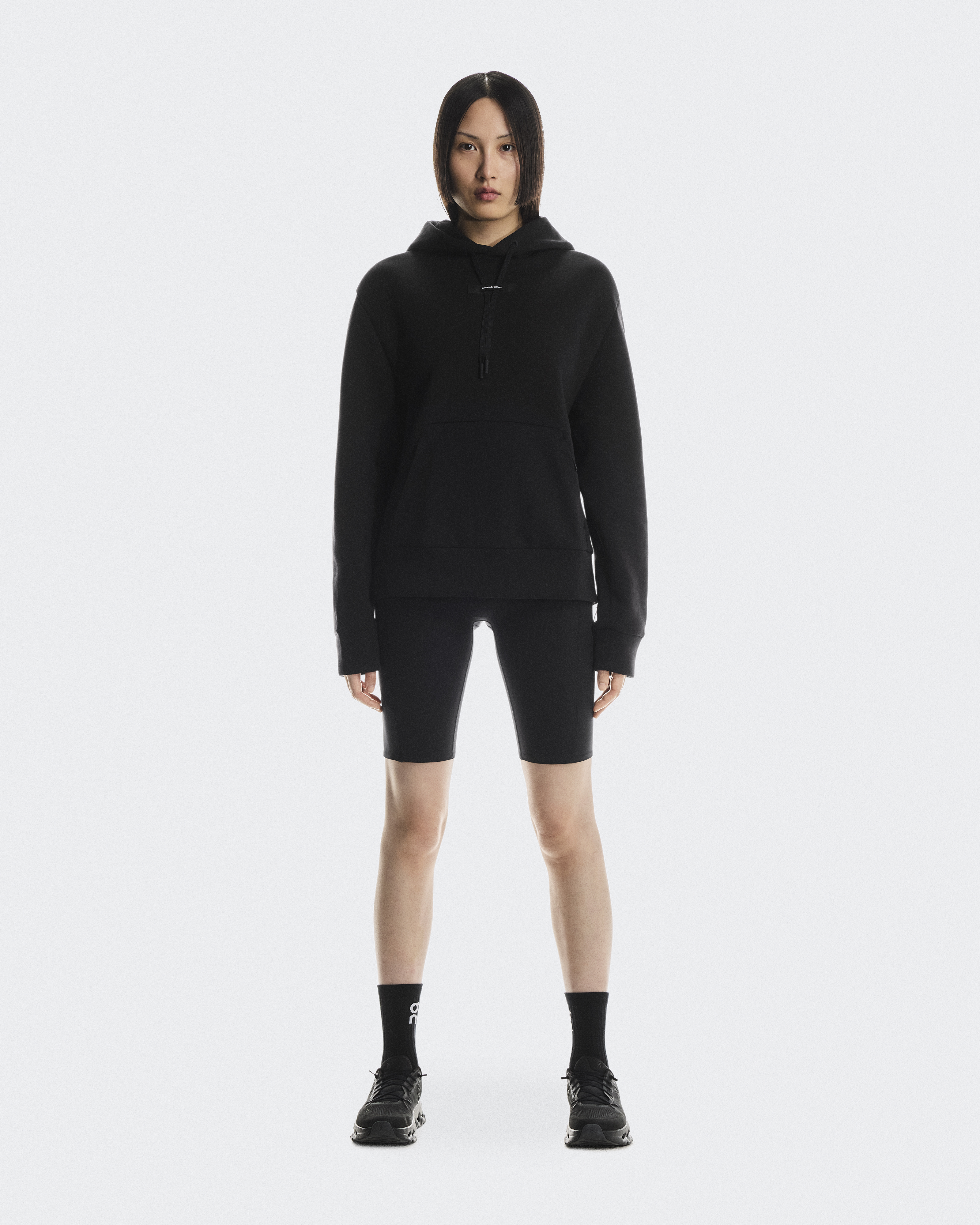 On Focus Tech Hoodie pour Femme en Black, Taille: Small, Polyester