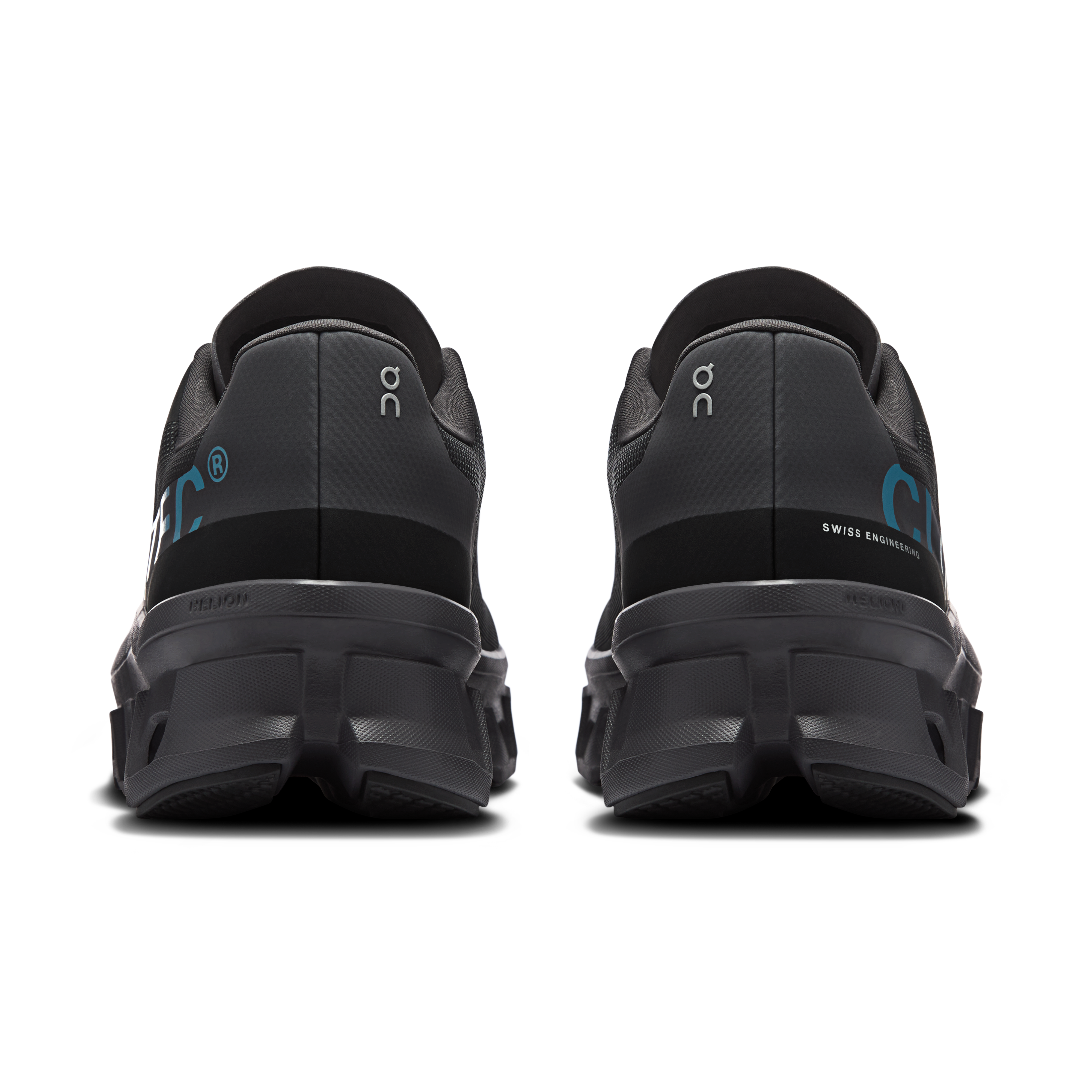 On Cloudmonster Black & Niagara Men Road running Shoes