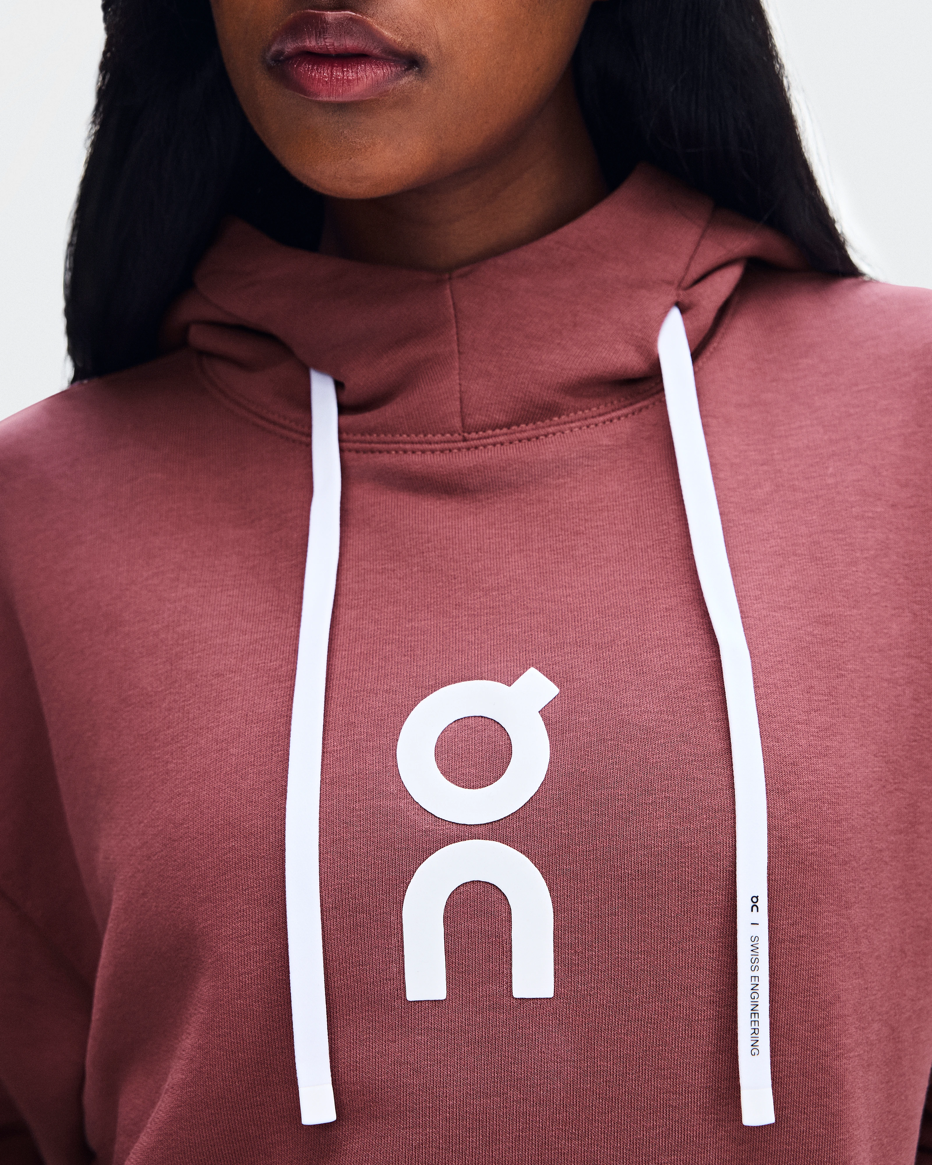 On Club Hoodie Barberry Femme Sweats à capuche et sweats