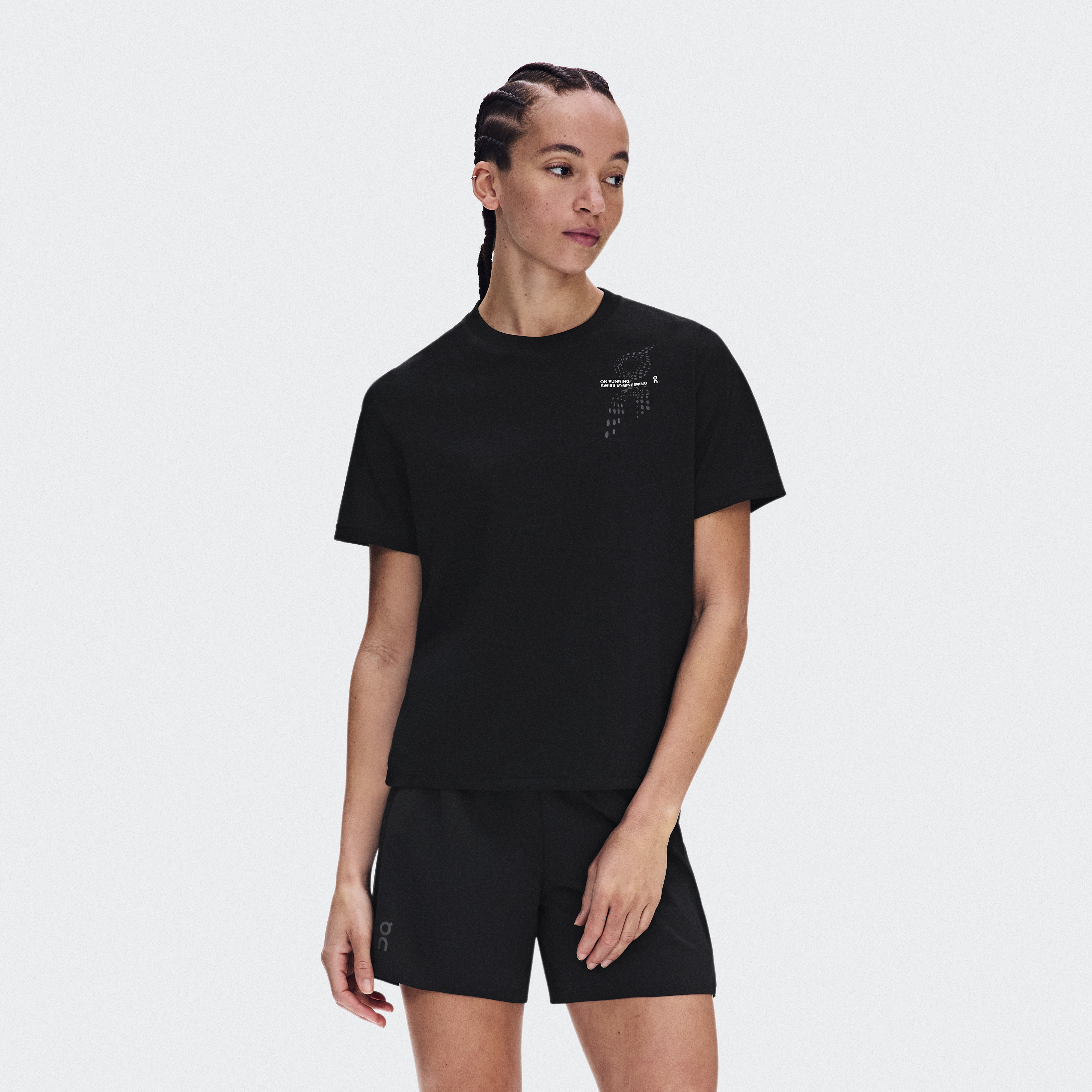 Run-T Short-Sleeve Shirt in Black