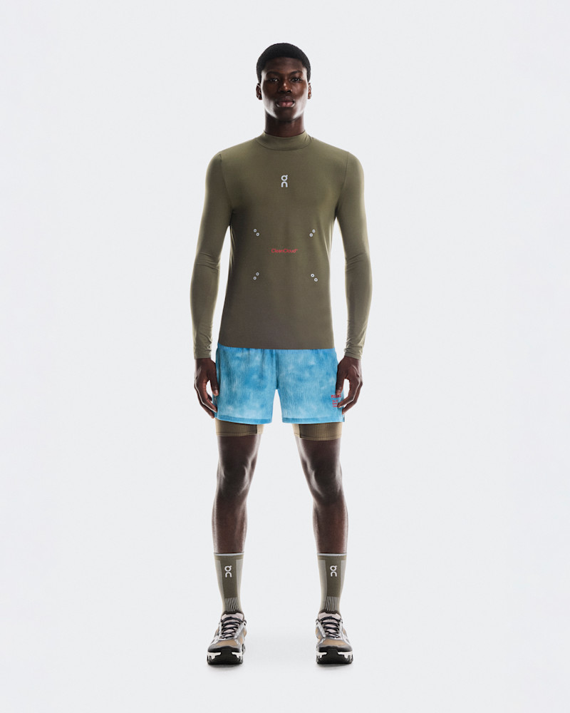 On Long-T PLEASURES x The Loop Langärmliges Shirt für Männer in Olive, Größe: 2XL, Polyester