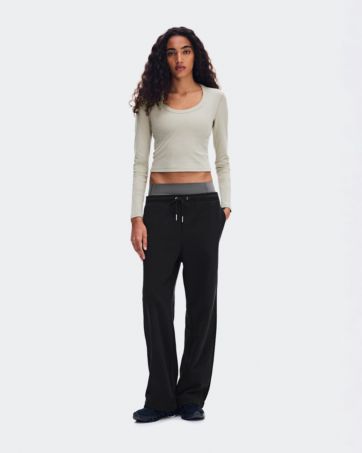 Women's All-Day Ribbed Long-T