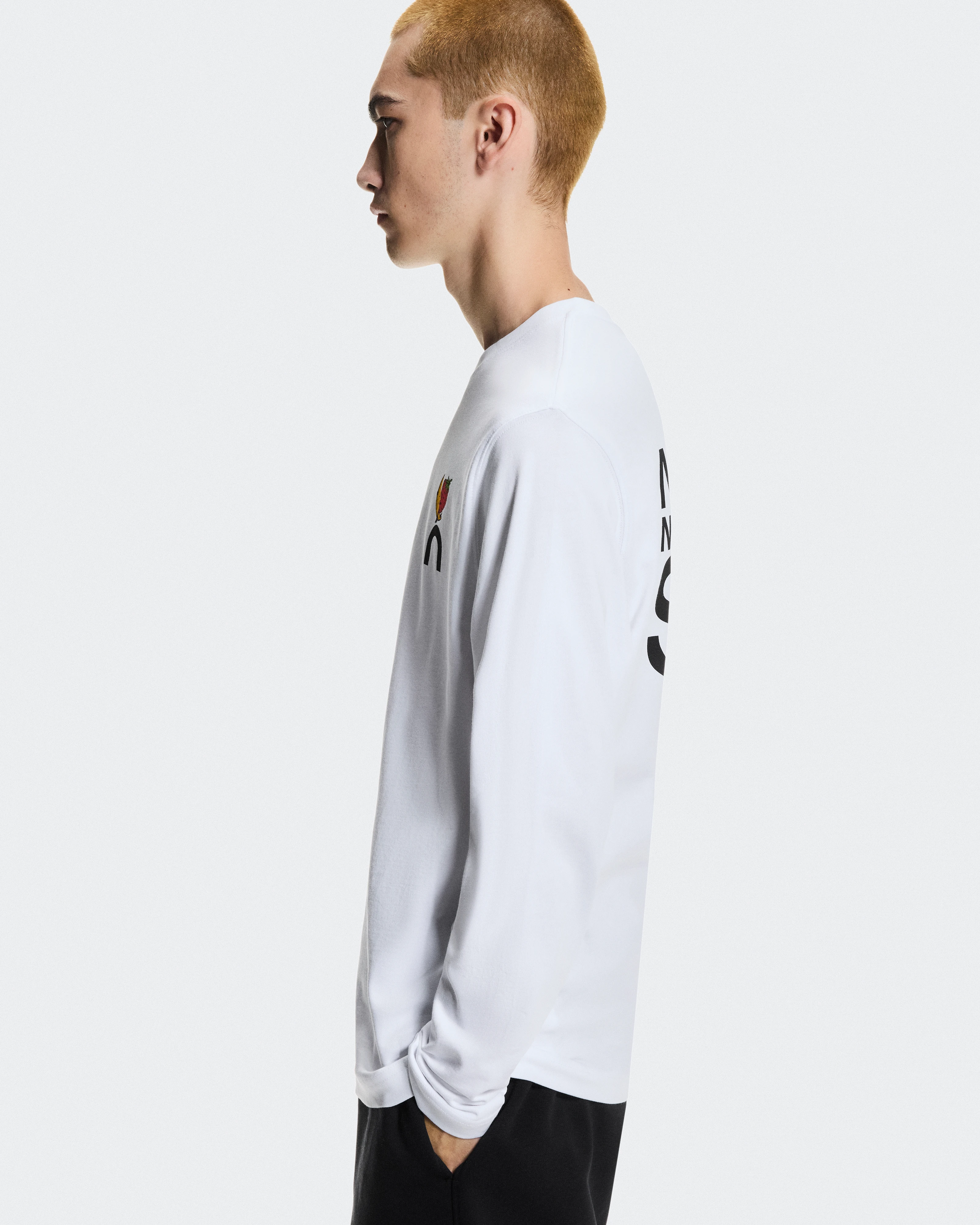 On Long-T SHF White Unisex Tops and t-shirts