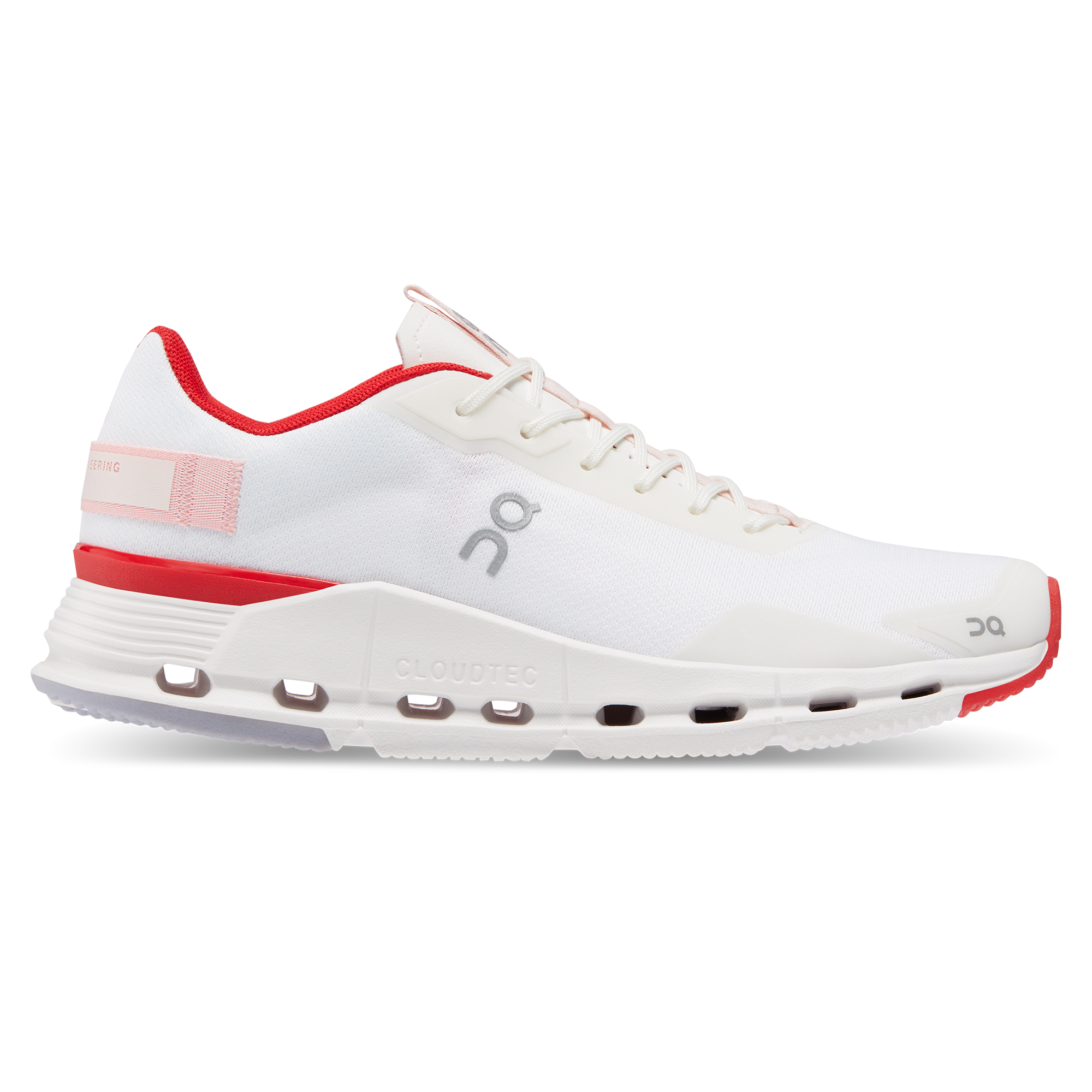Women's Cloudnova Form | White &amp; Red | On United Kingdom