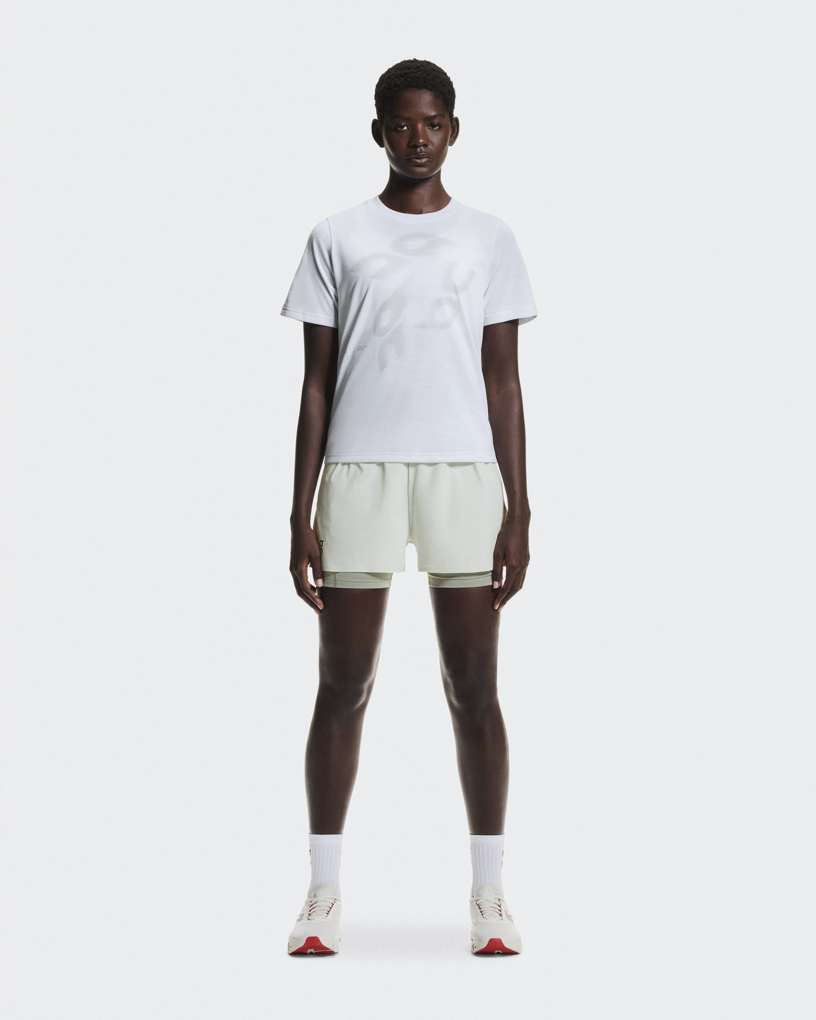 On Run-T Short-Sleeve Shirt in White