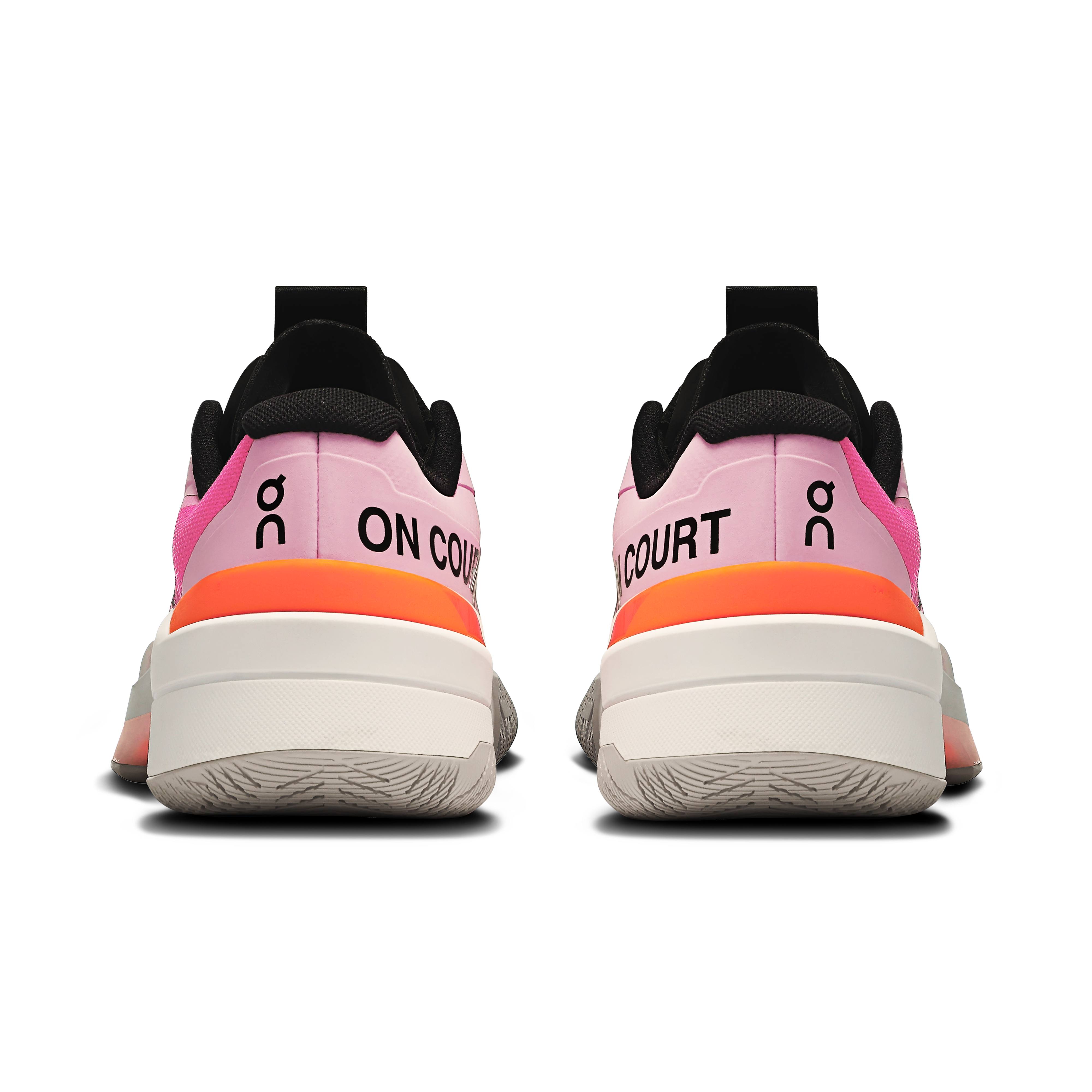 On THE ROGER Pro Fire Pink & Flame Damen Tennis Schuhe