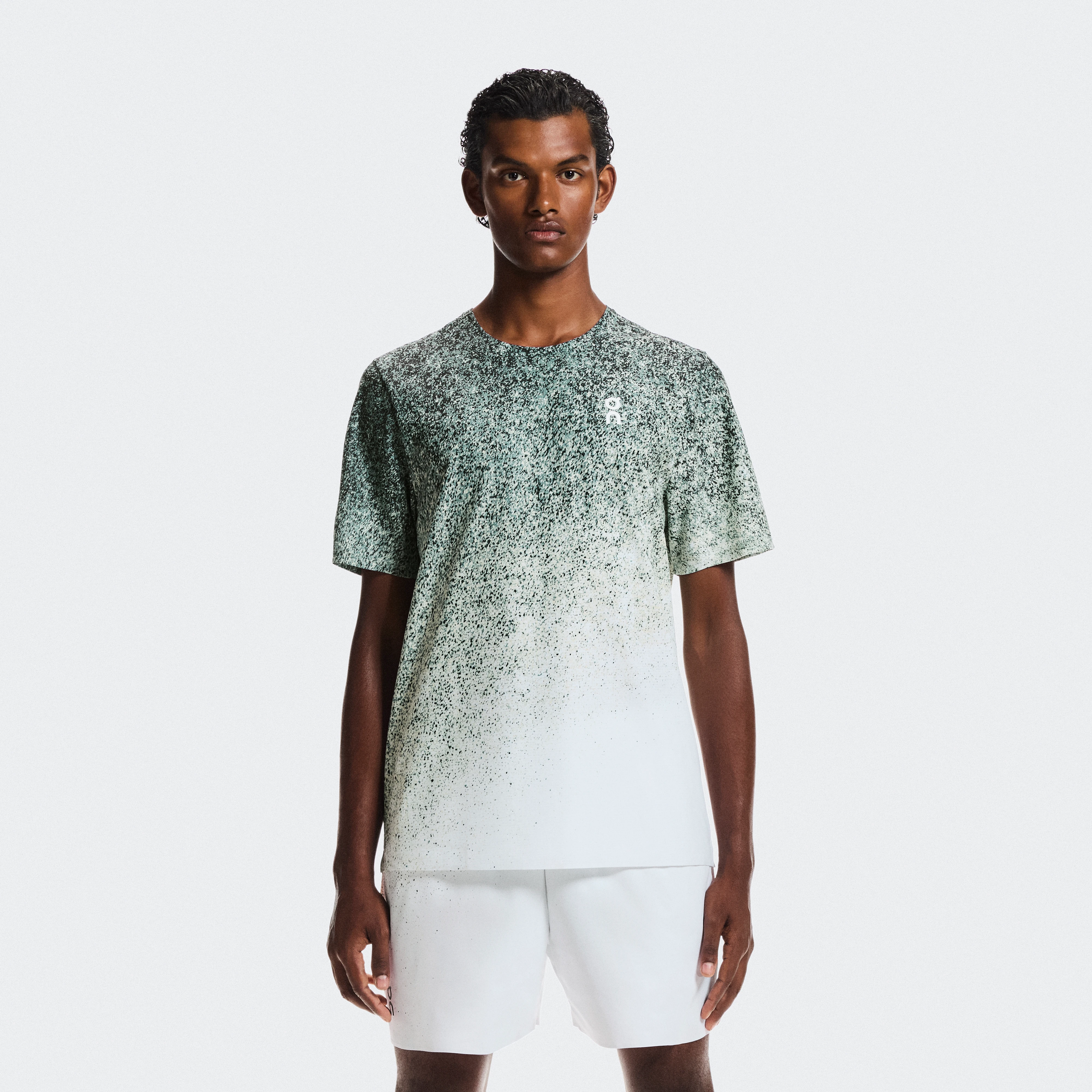 On Court-T Fade Beige Blanc Homme Homme – Tennis  Hauts et t-shirts
