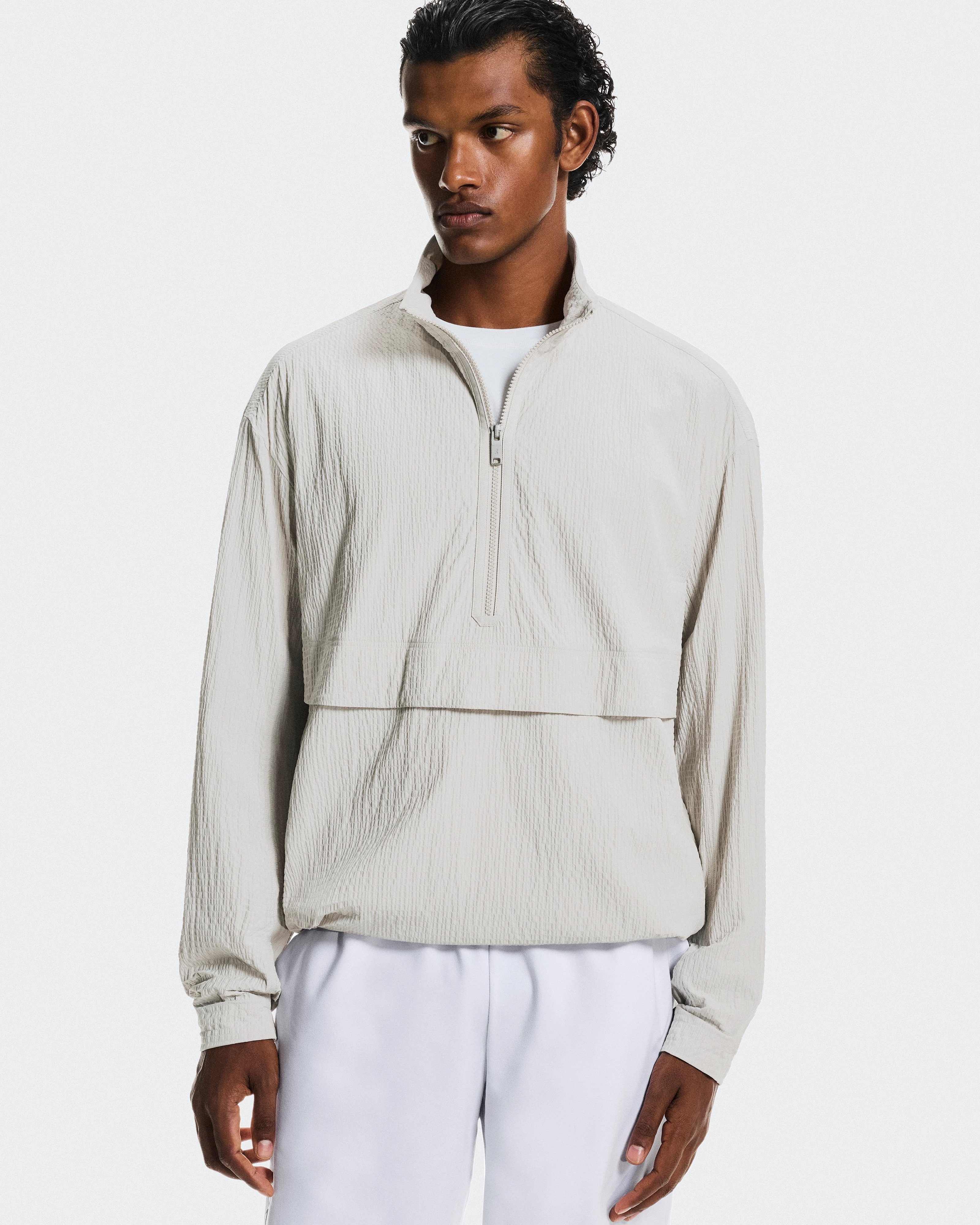 On Courtside 1/2 Zip Eaze Sand Homme Sweats à capuche et sweats