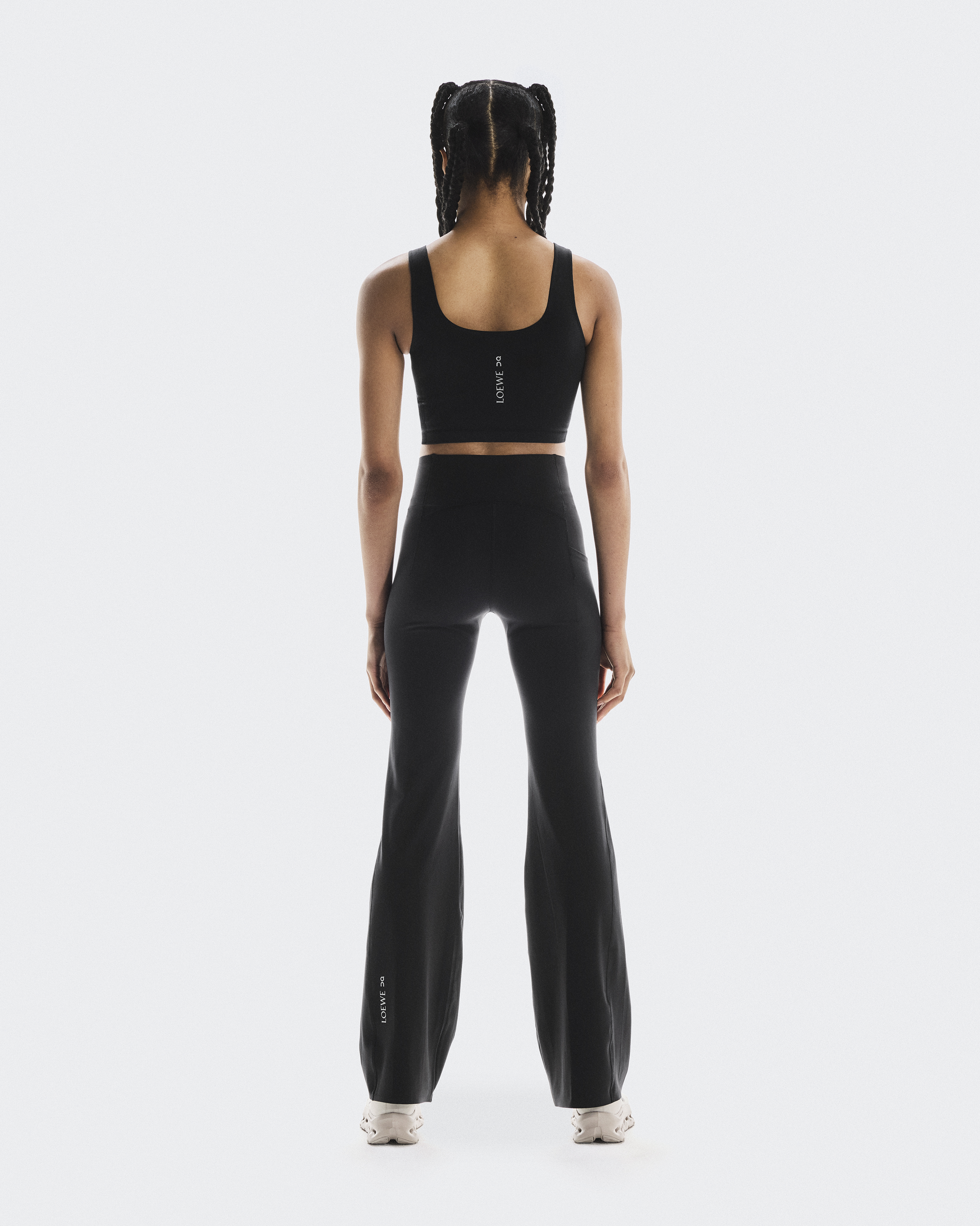 Women's Soft Bootleg Pants LOEWE | Black | On United States