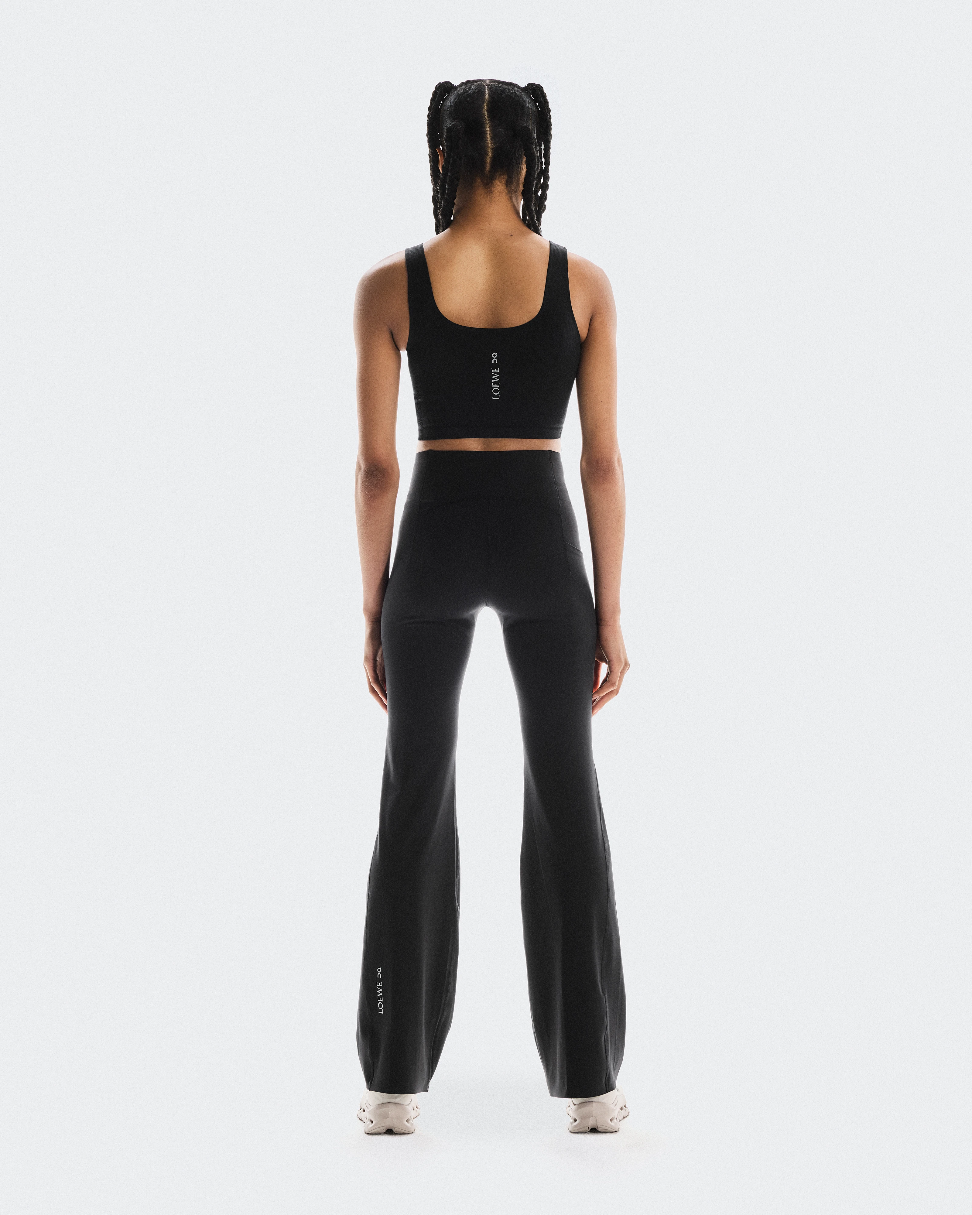 On Soft Bootleg Pants LOEWE Black Women Pants