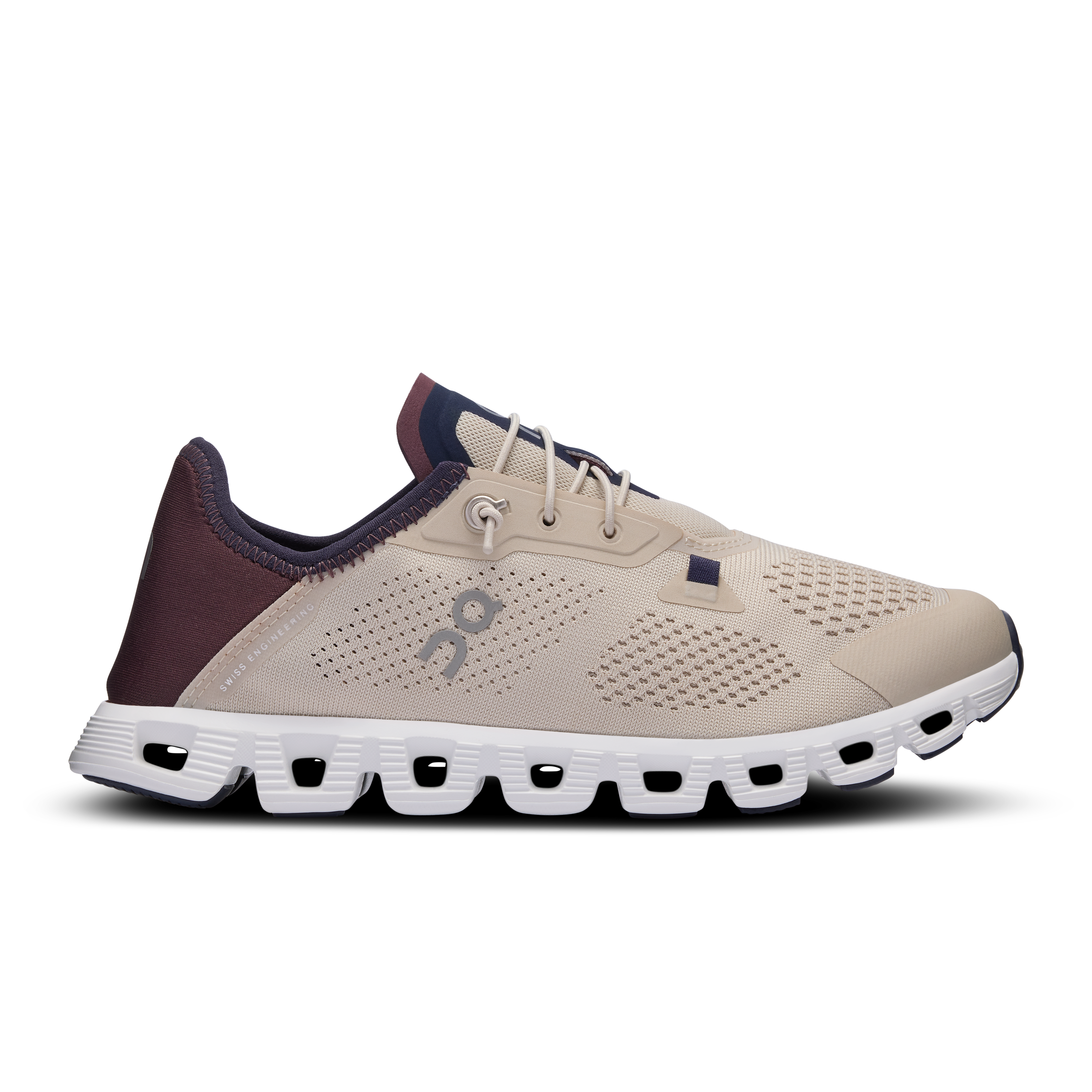 Cloud 5 Coast Lifestyle Shoe in Sand/Mulberry