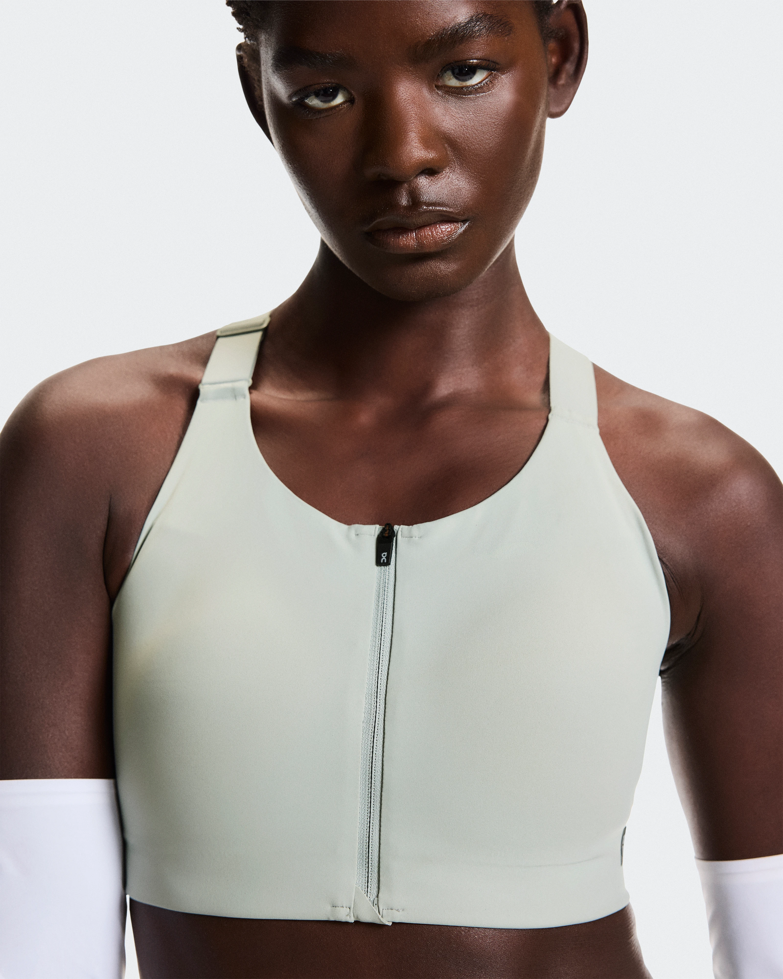 On Endurance Bra Zip Tin Women Bras