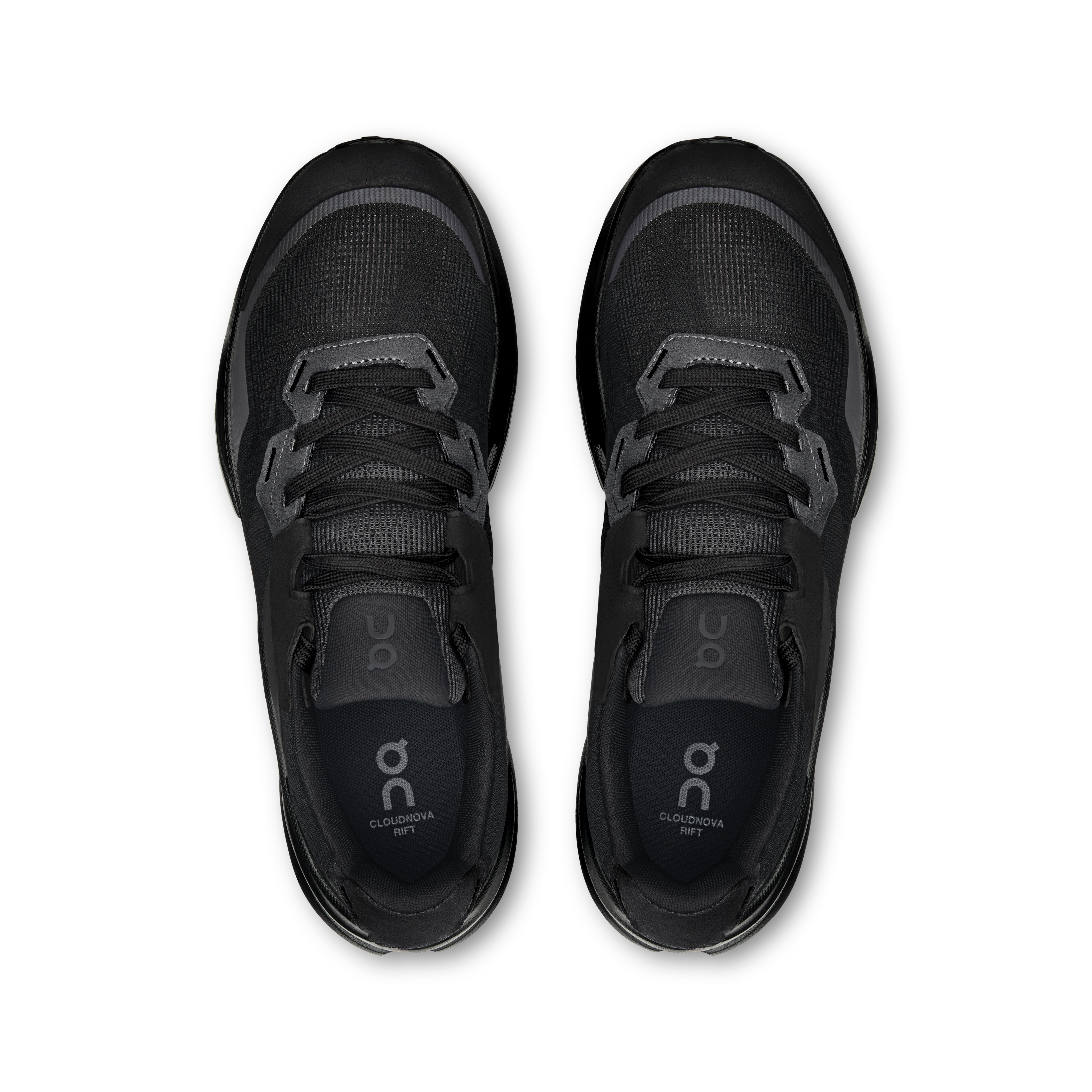 On Cloudnova Rift Black & Black Men – All-day wear, city exploration Shoes